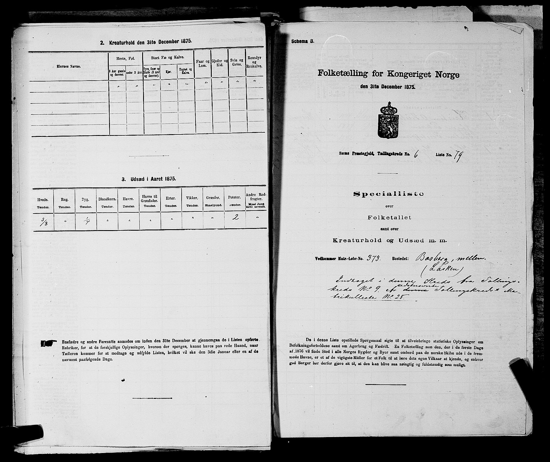 SAKO, 1875 census for 0721P Sem, 1875, p. 1129