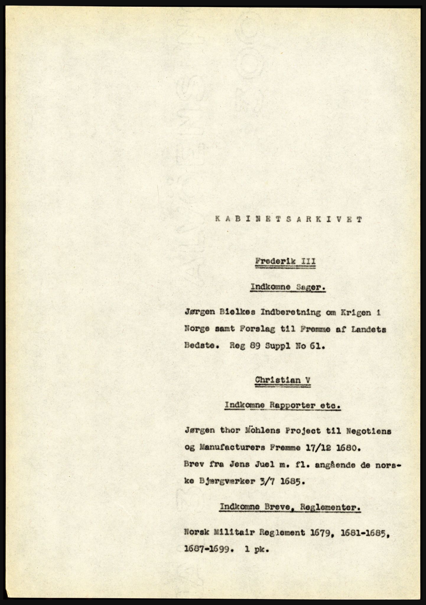 Riksarkivet, Seksjon for eldre arkiv og spesialsamlinger, AV/RA-EA-6797/H/Ha, 1953, p. 1