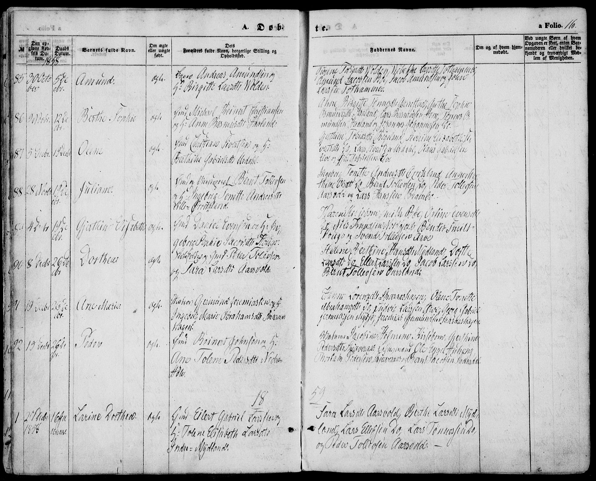 Sokndal sokneprestkontor, AV/SAST-A-101808: Parish register (official) no. A 9, 1857-1874, p. 16