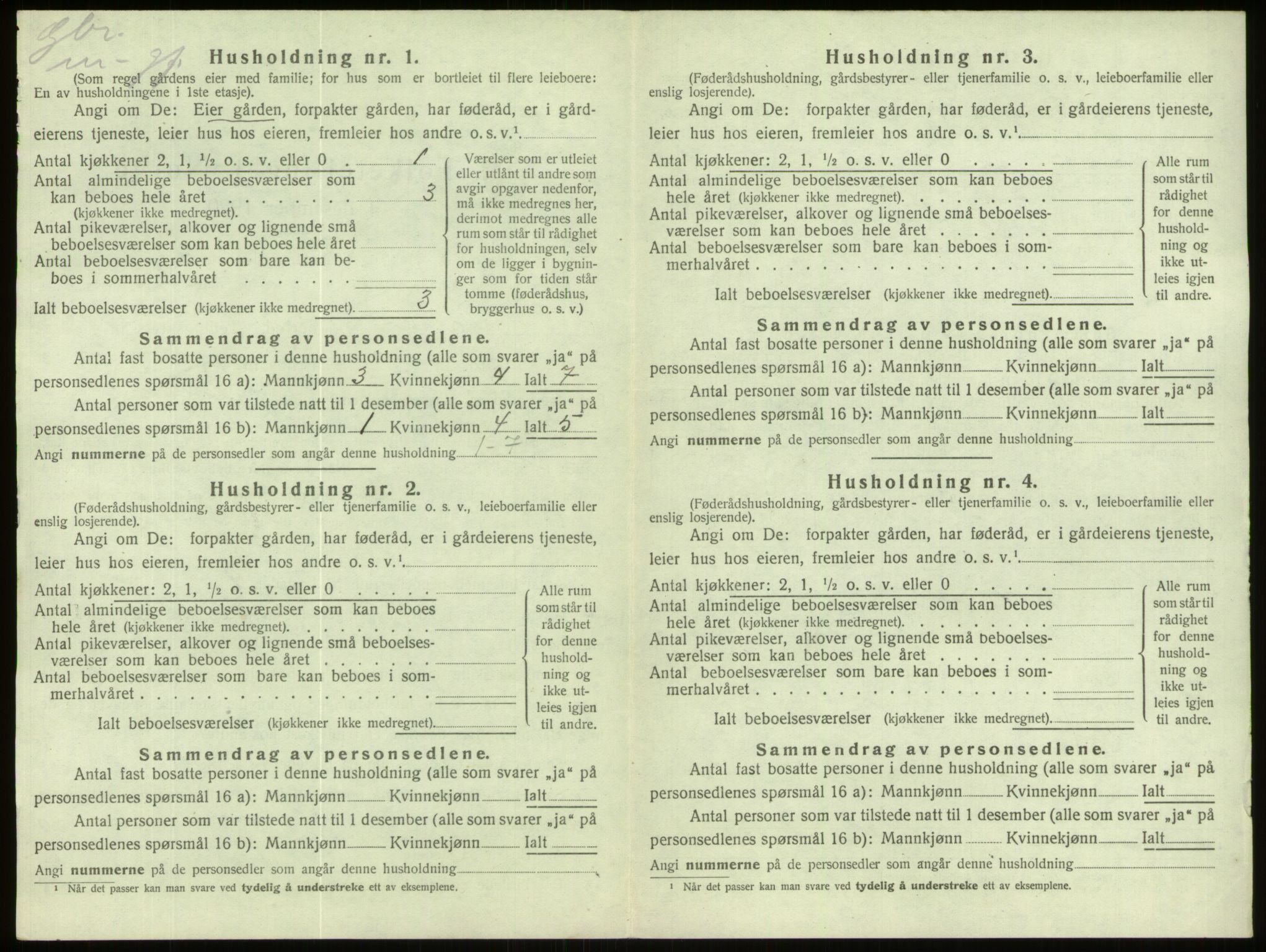 SAB, 1920 census for Davik, 1920, p. 798