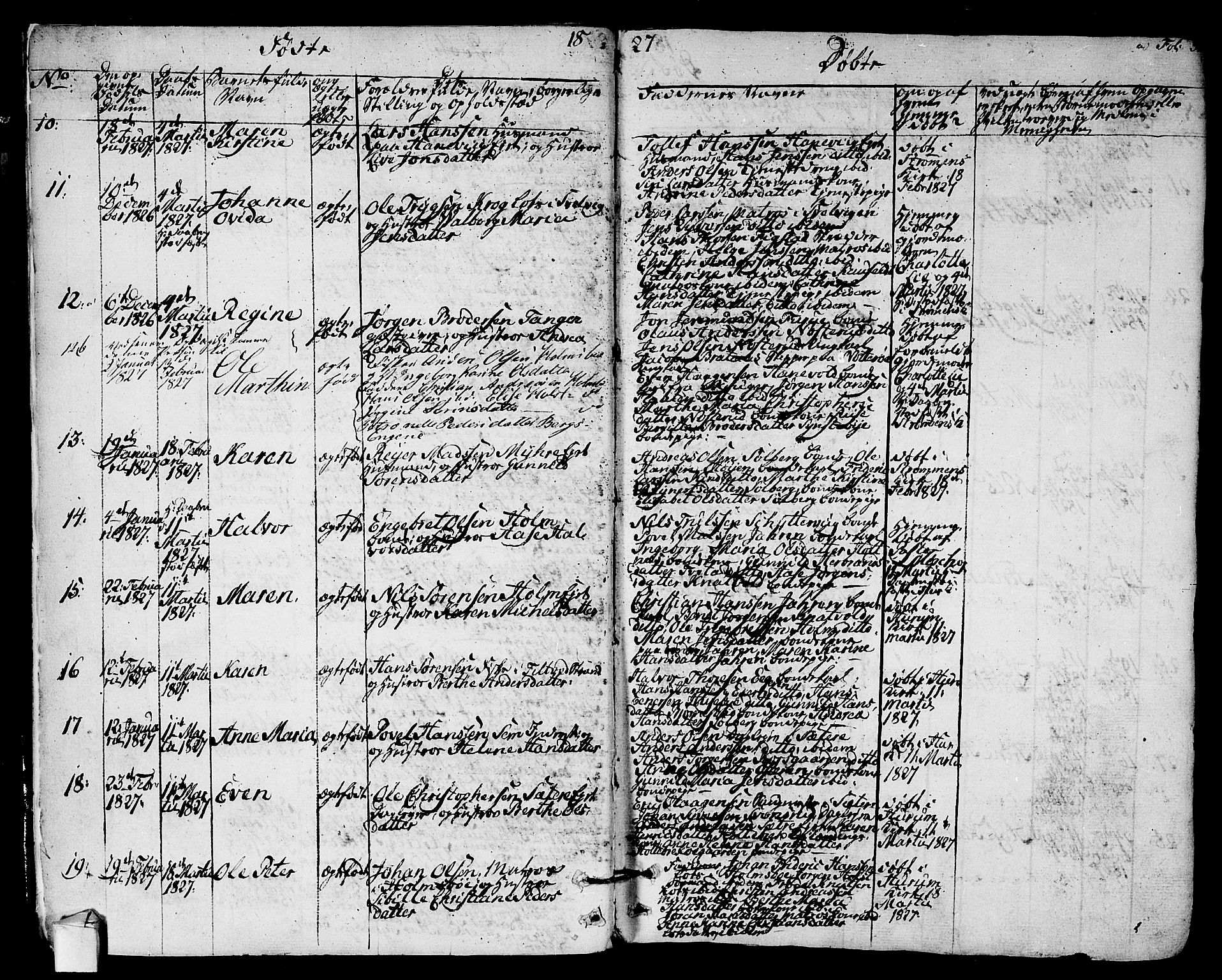 Hurum kirkebøker, AV/SAKO-A-229/F/Fa/L0010: Parish register (official) no. 10, 1827-1846, p. 3