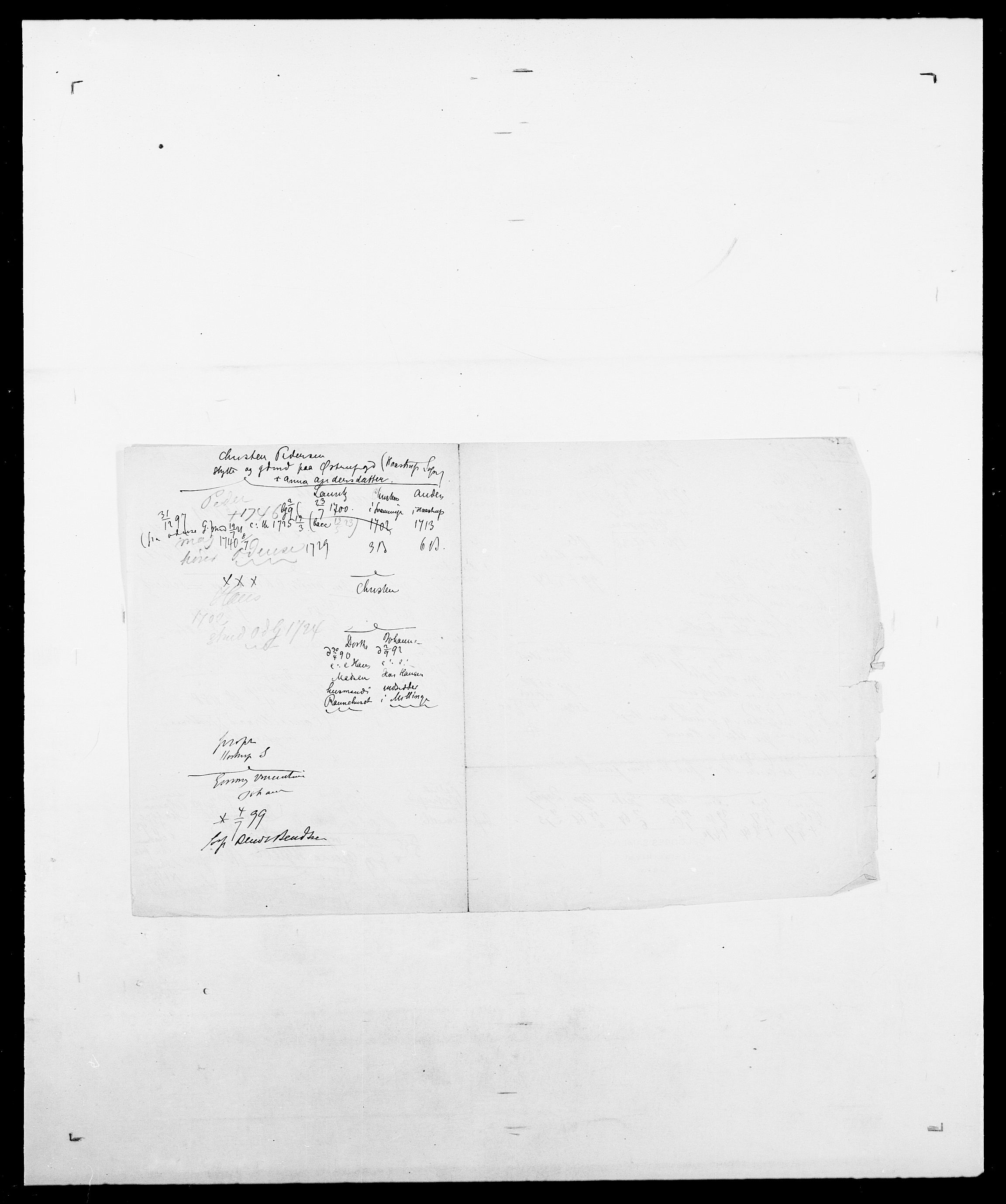 Delgobe, Charles Antoine - samling, SAO/PAO-0038/D/Da/L0018: Hoch - Howert, p. 1006