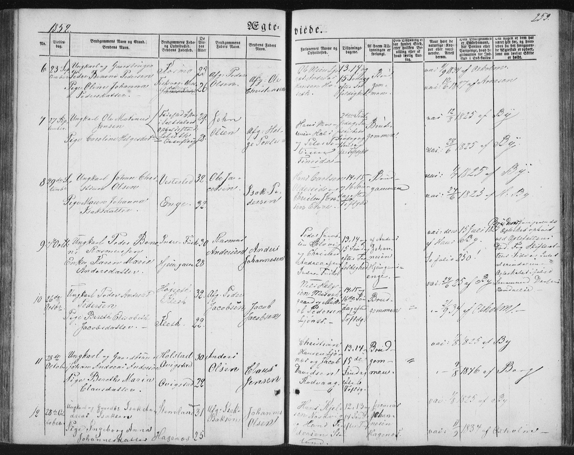Ministerialprotokoller, klokkerbøker og fødselsregistre - Nordland, SAT/A-1459/852/L0738: Parish register (official) no. 852A08, 1849-1865, p. 253