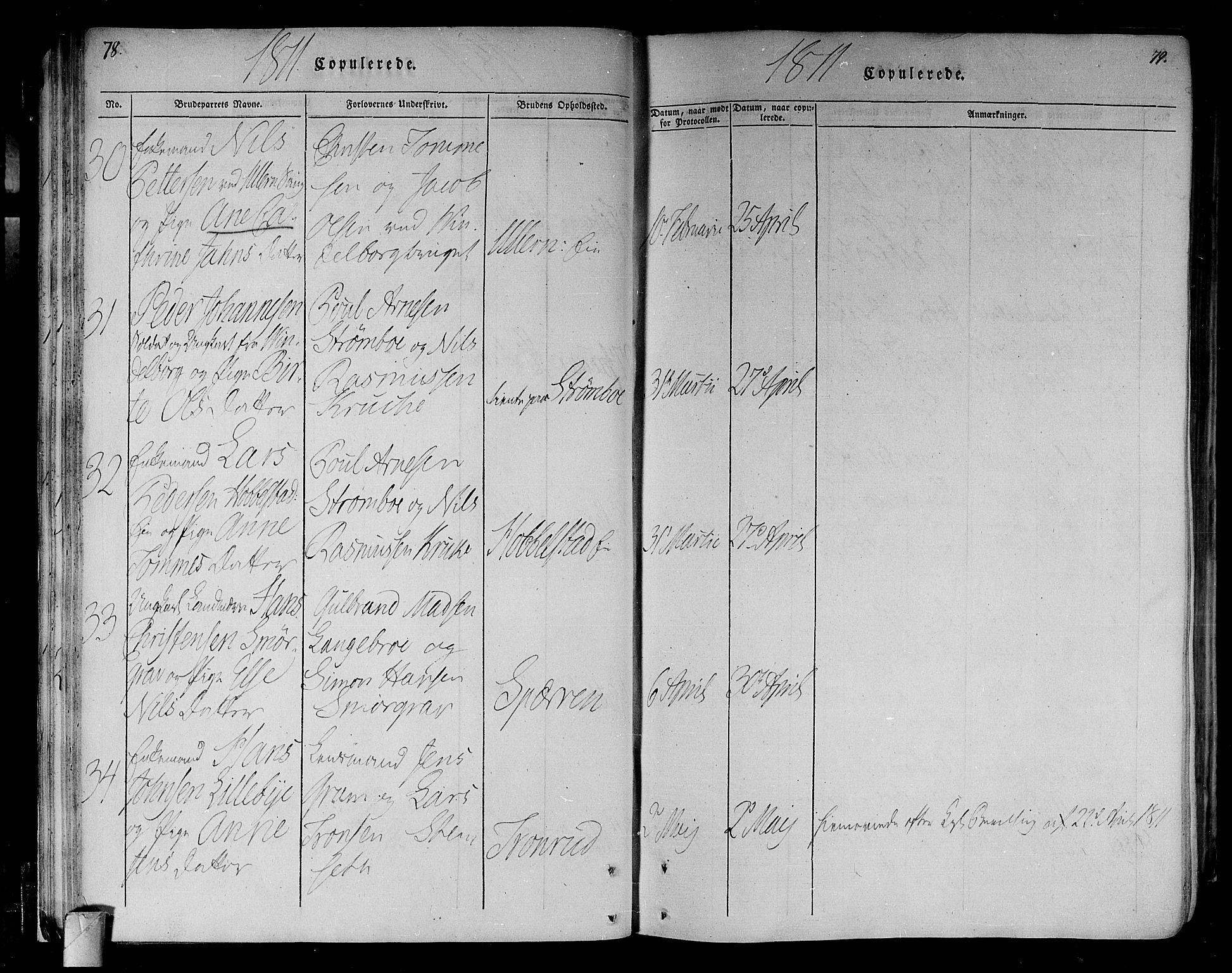 Eiker kirkebøker, AV/SAKO-A-4/F/Fa/L0010: Parish register (official) no. I 10, 1806-1815, p. 78-79