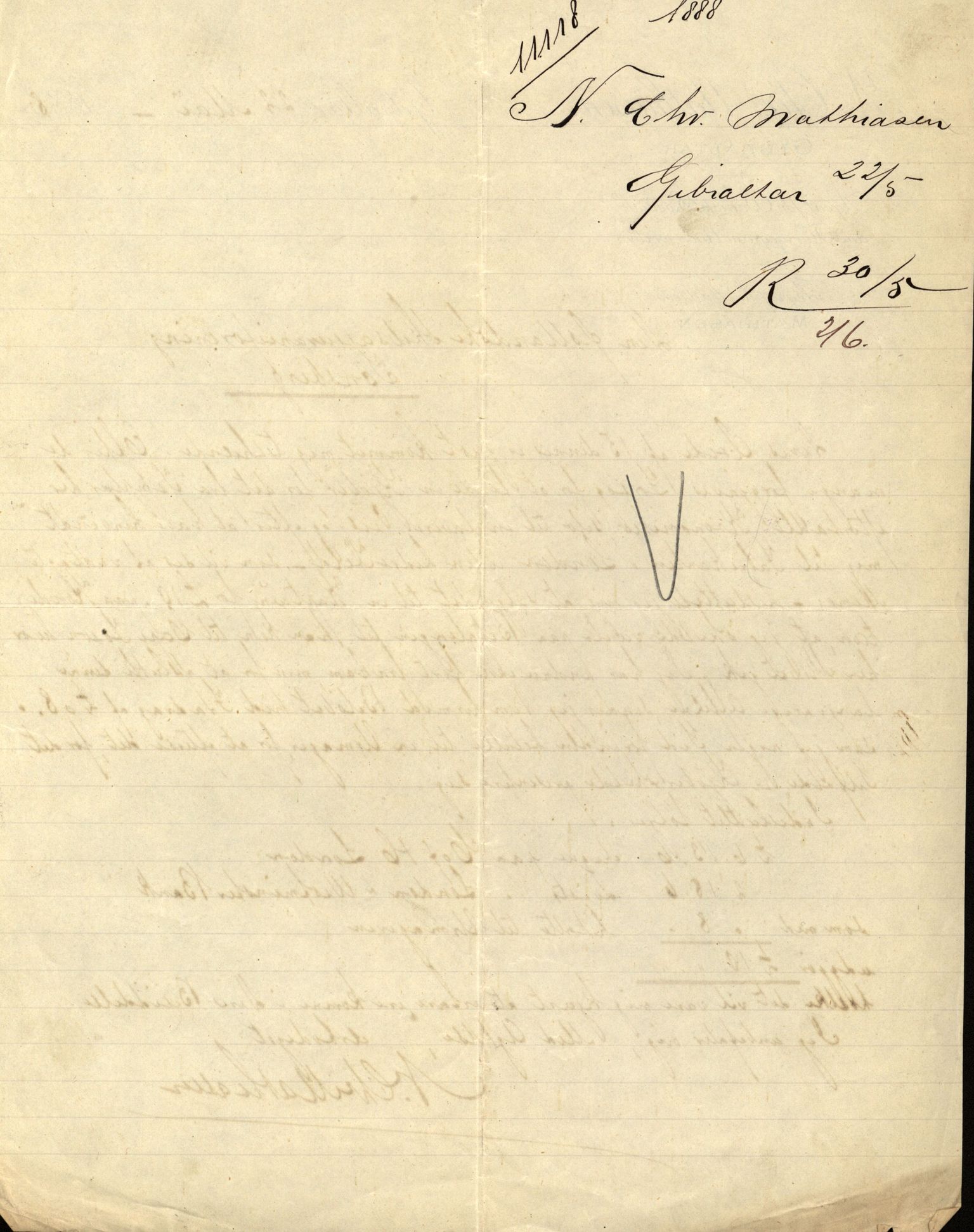 Pa 63 - Østlandske skibsassuranceforening, VEMU/A-1079/G/Ga/L0020/0003: Havaridokumenter / Anton, Diamant, Templar, Finn, Eliezer, Arctic, 1887, p. 252