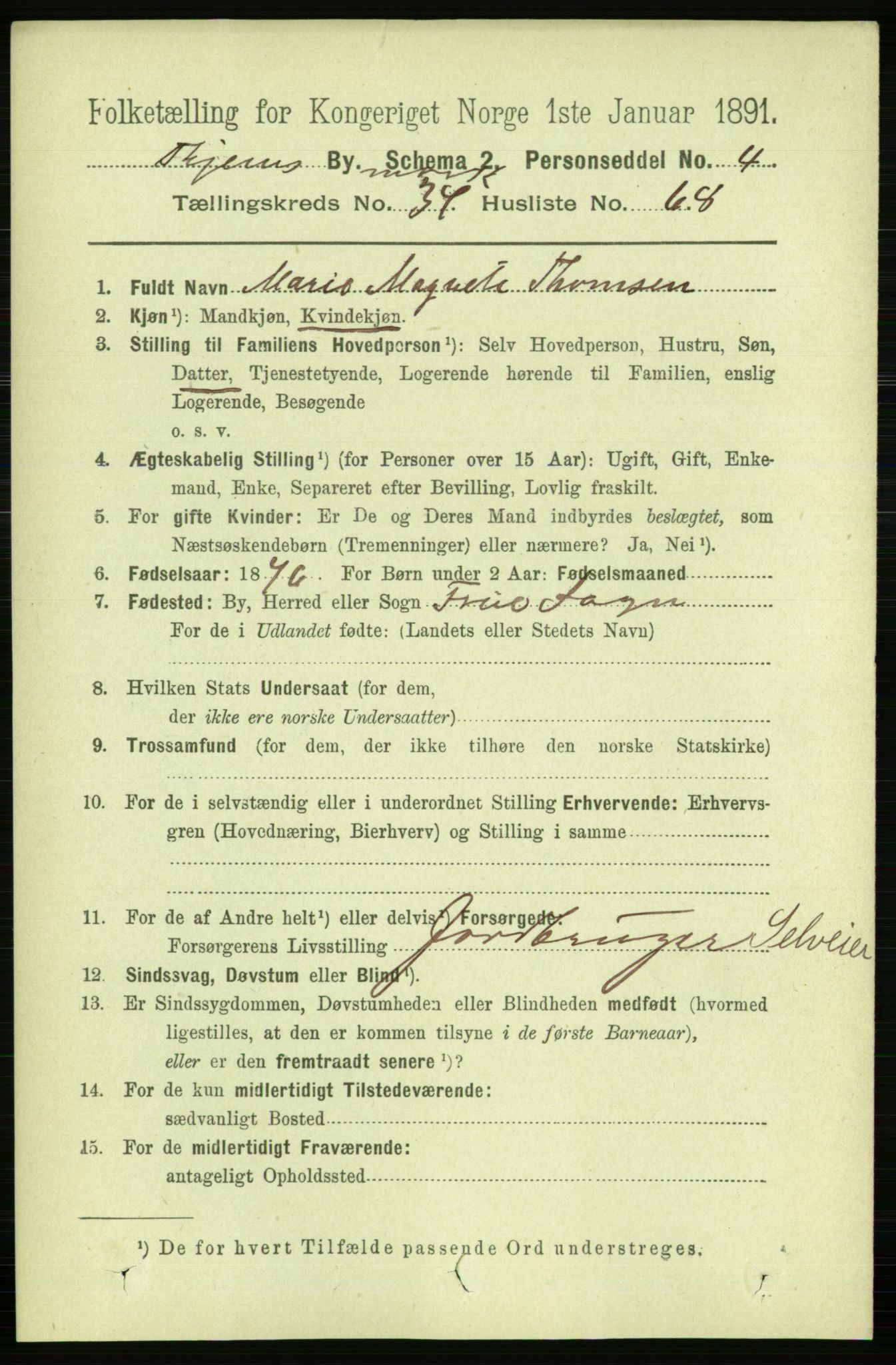 RA, 1891 census for 1601 Trondheim, 1891, p. 28538