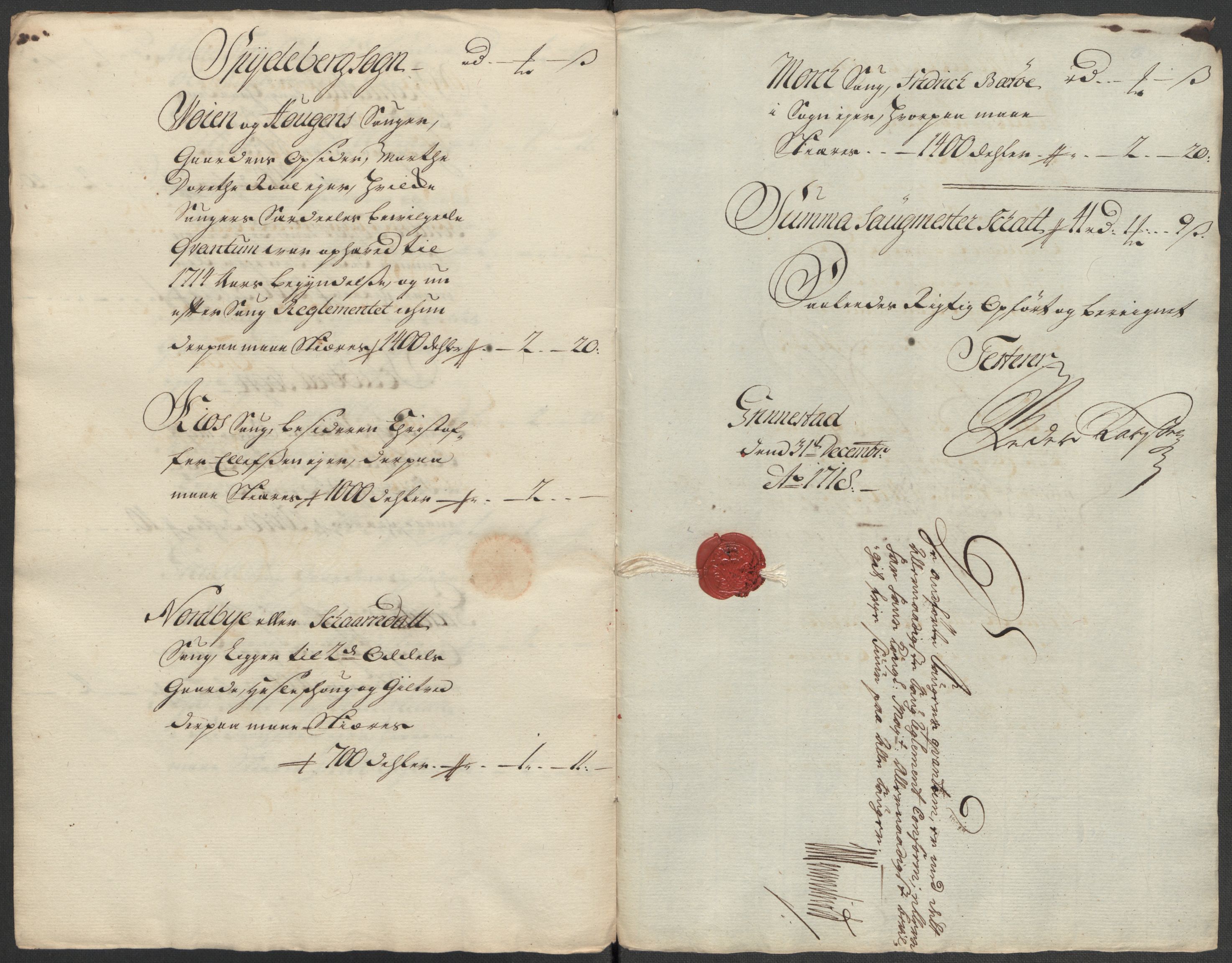 Rentekammeret inntil 1814, Reviderte regnskaper, Fogderegnskap, RA/EA-4092/R07/L0315: Fogderegnskap Rakkestad, Heggen og Frøland, 1718, p. 32