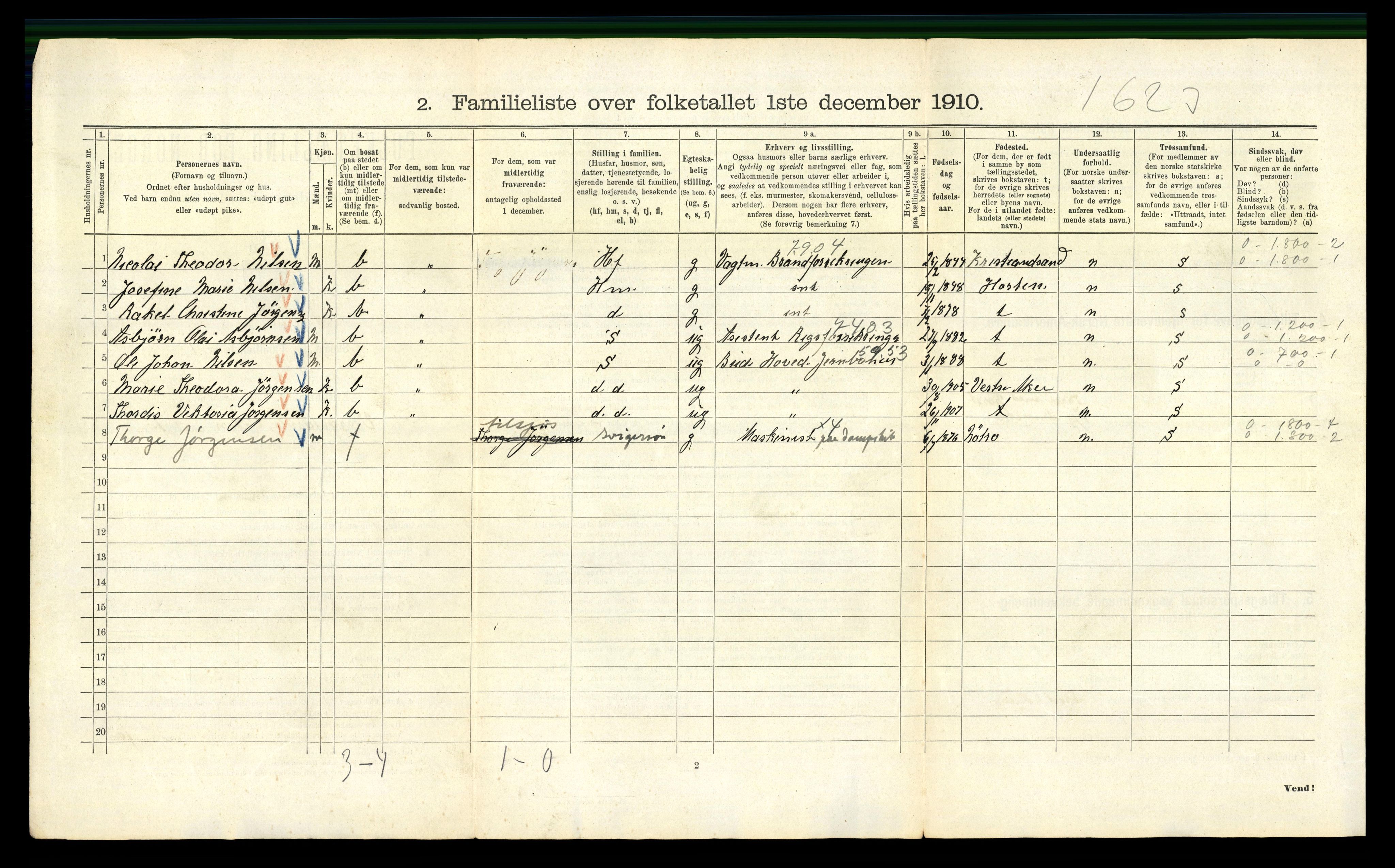 RA, 1910 census for Kristiania, 1910, p. 122796