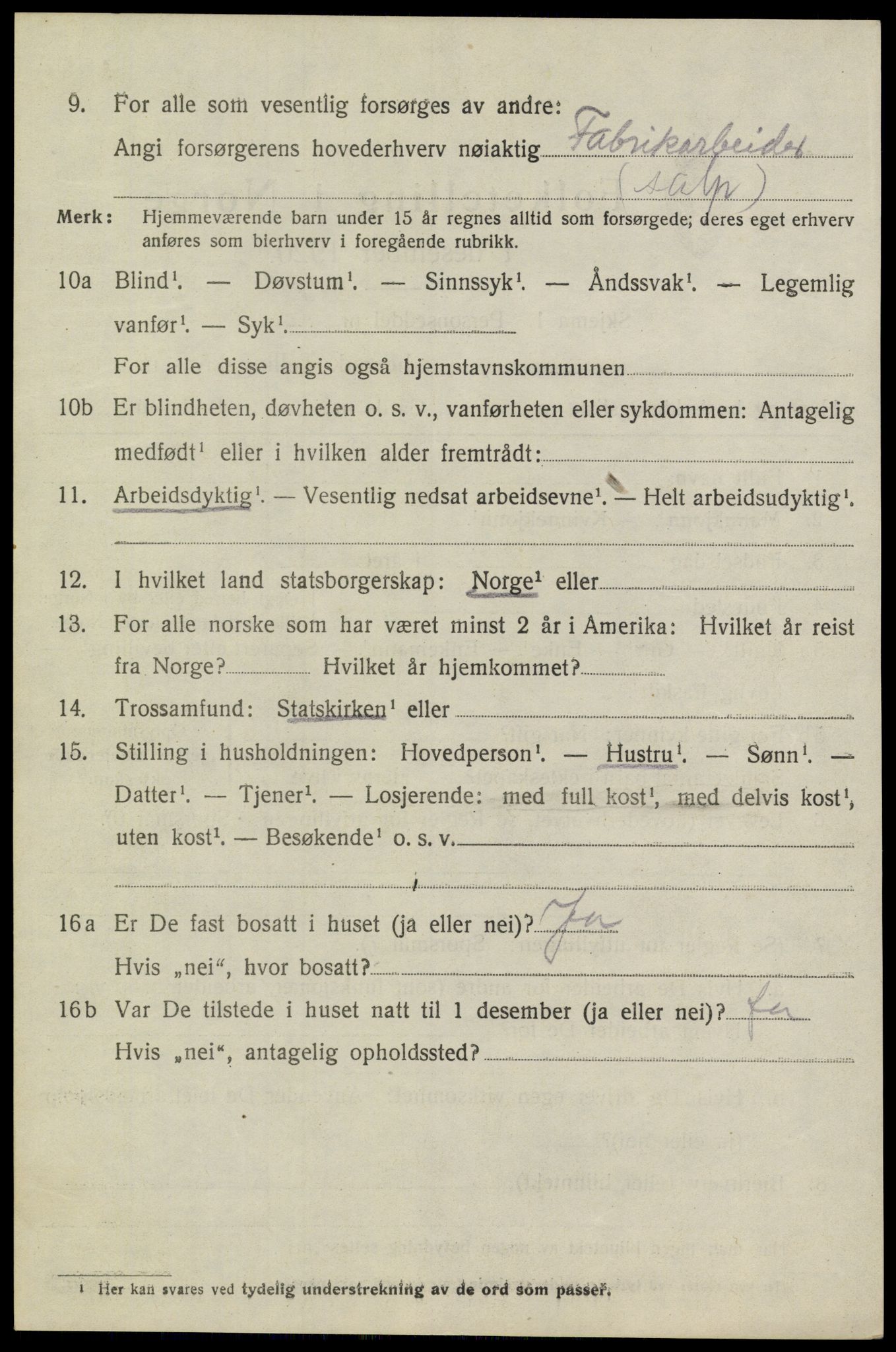 SAKO, 1920 census for Heddal, 1920, p. 2393