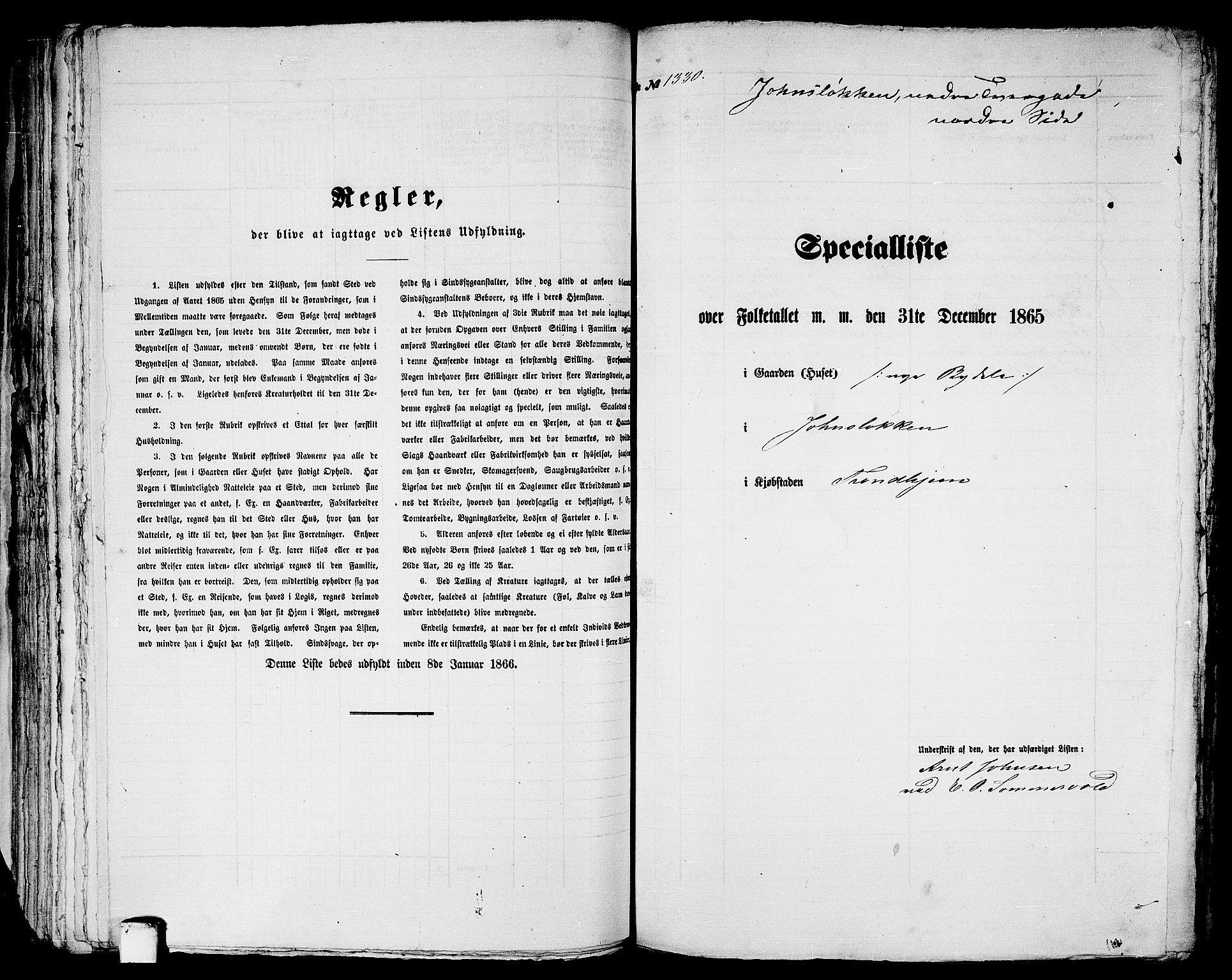 RA, 1865 census for Trondheim, 1865, p. 2759