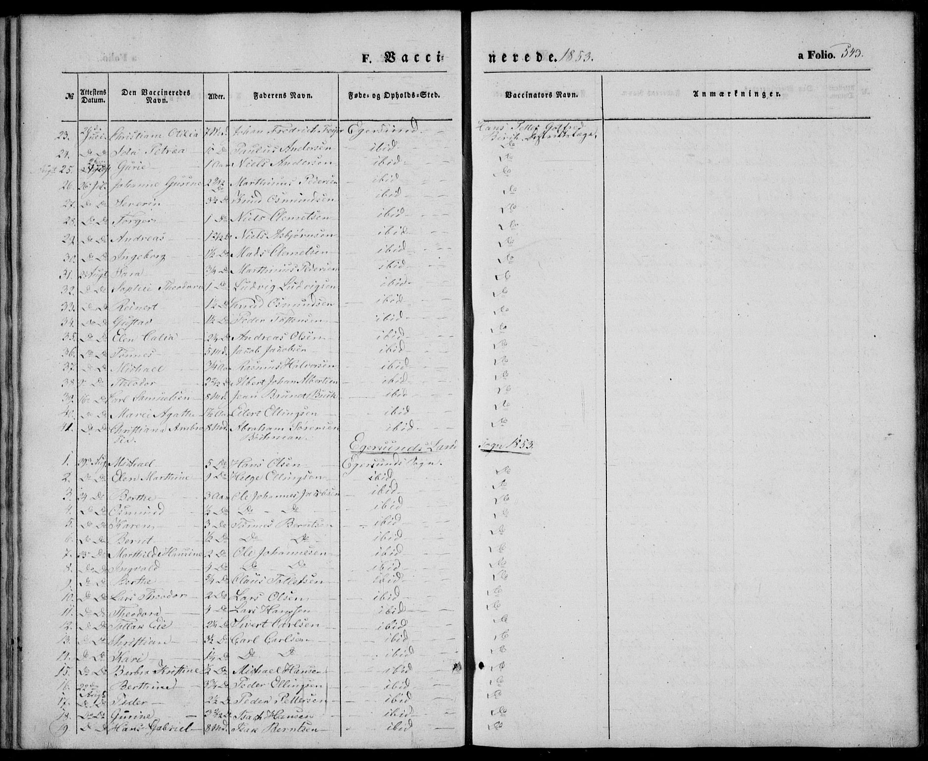 Eigersund sokneprestkontor, SAST/A-101807/S08/L0013: Parish register (official) no. A 12.2, 1850-1865, p. 543