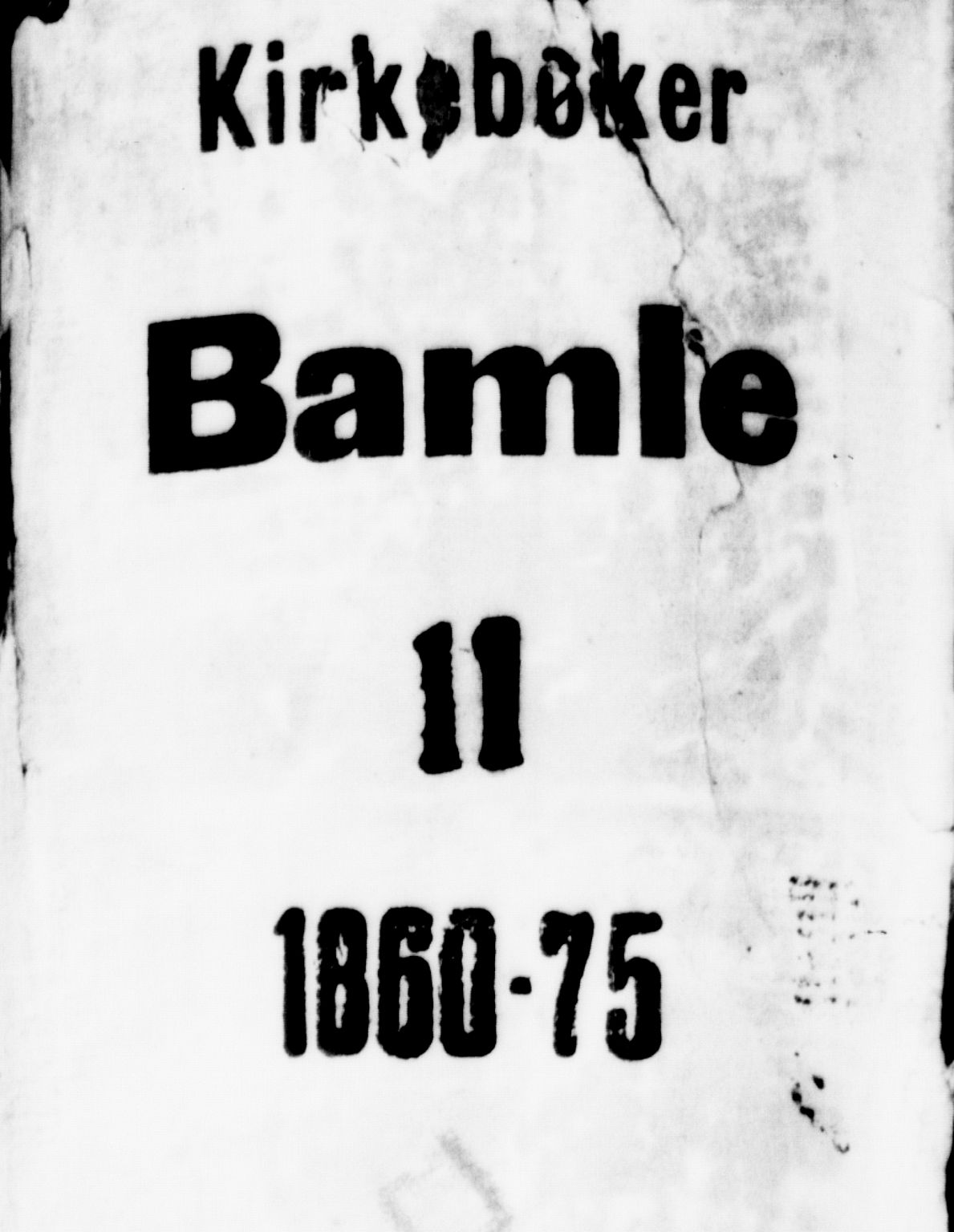 Bamble kirkebøker, AV/SAKO-A-253/G/Ga/L0006: Parish register (copy) no. I 6, 1860-1876