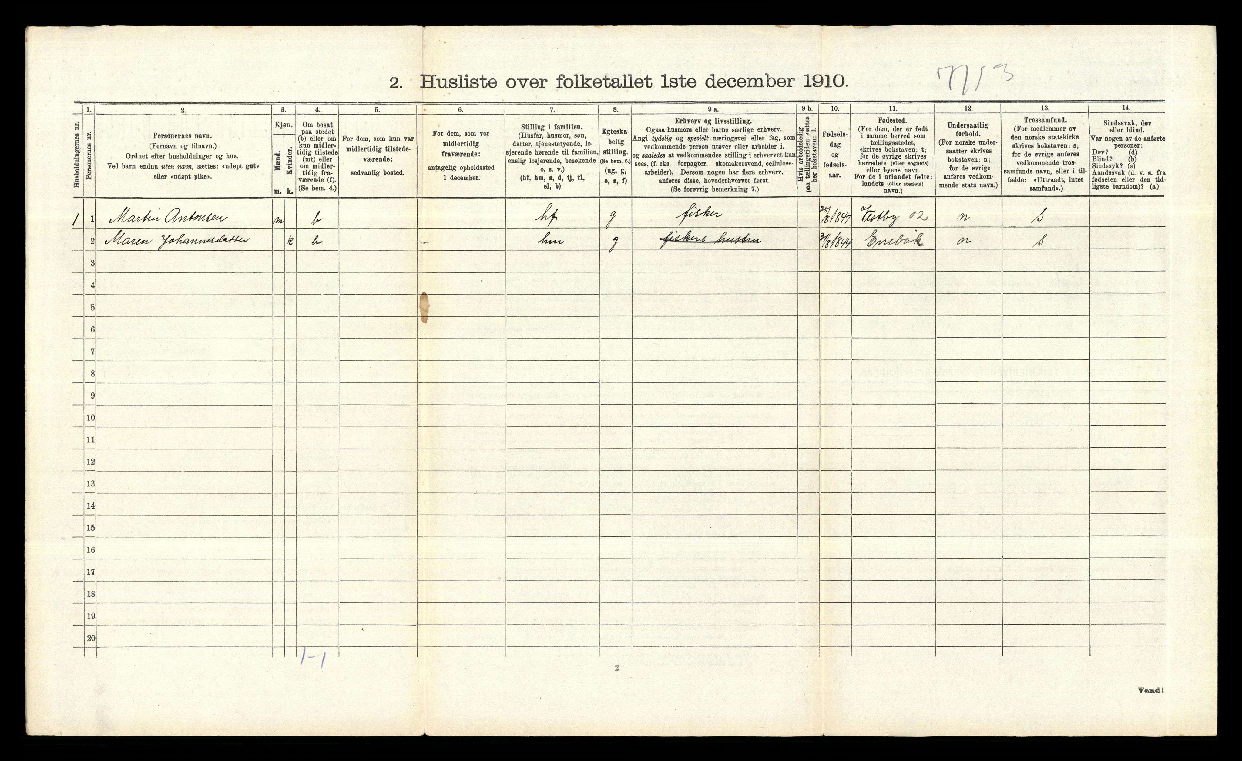 RA, 1910 census for Bærum, 1910, p. 1728