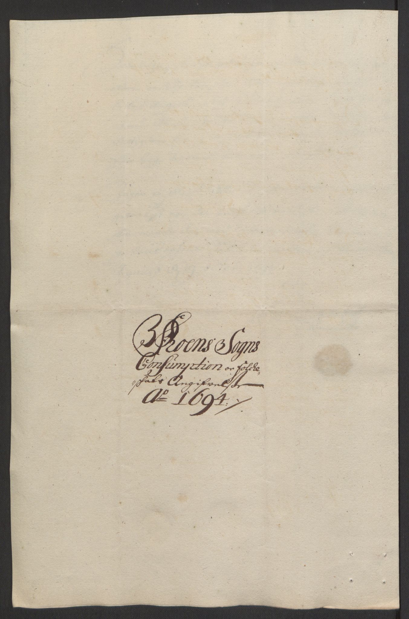 Rentekammeret inntil 1814, Reviderte regnskaper, Fogderegnskap, AV/RA-EA-4092/R17/L1168: Fogderegnskap Gudbrandsdal, 1694, p. 358