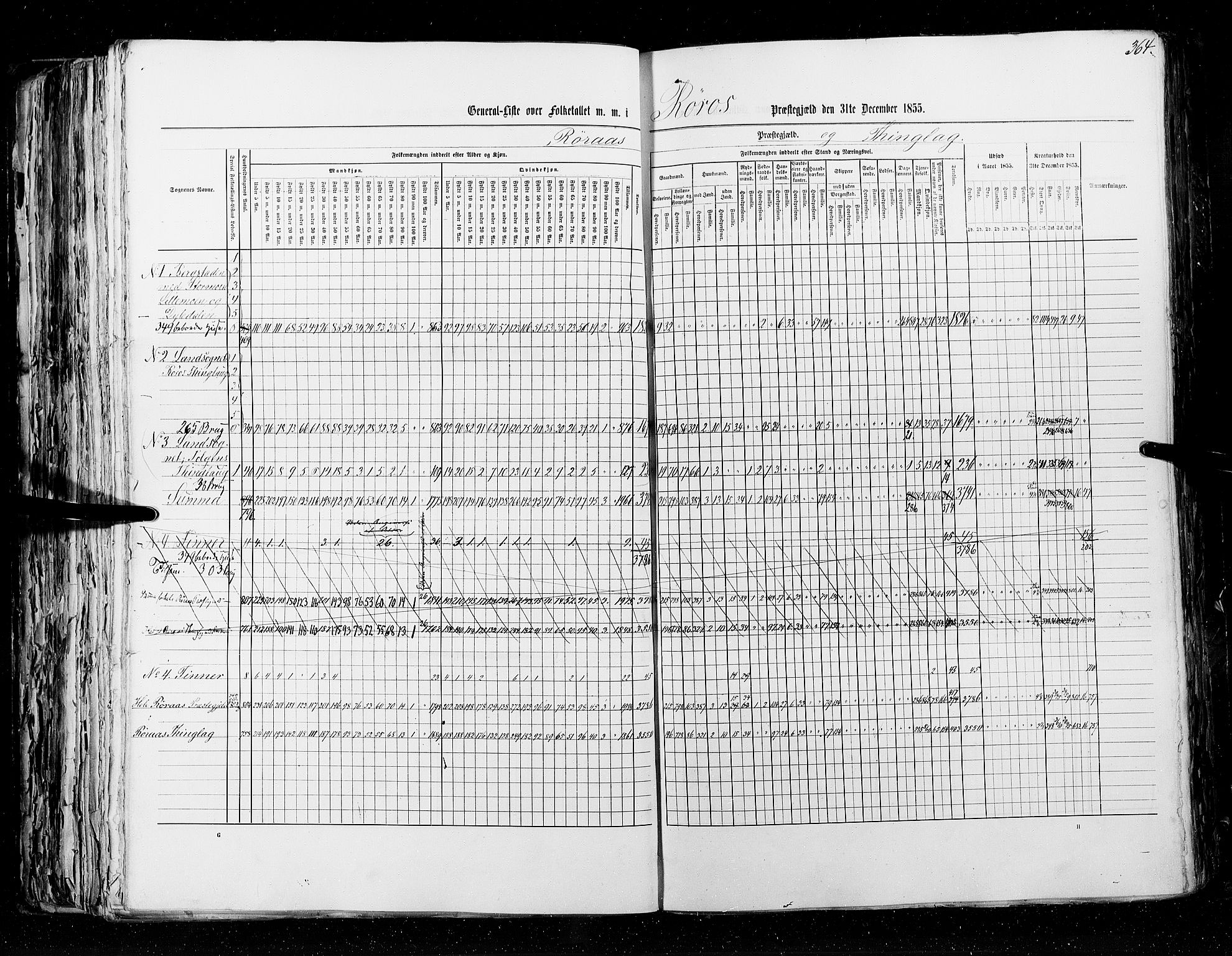 RA, Census 1855, vol. 5: Nordre Bergenhus amt, Romsdal amt og Søndre Trondhjem amt, 1855, p. 364