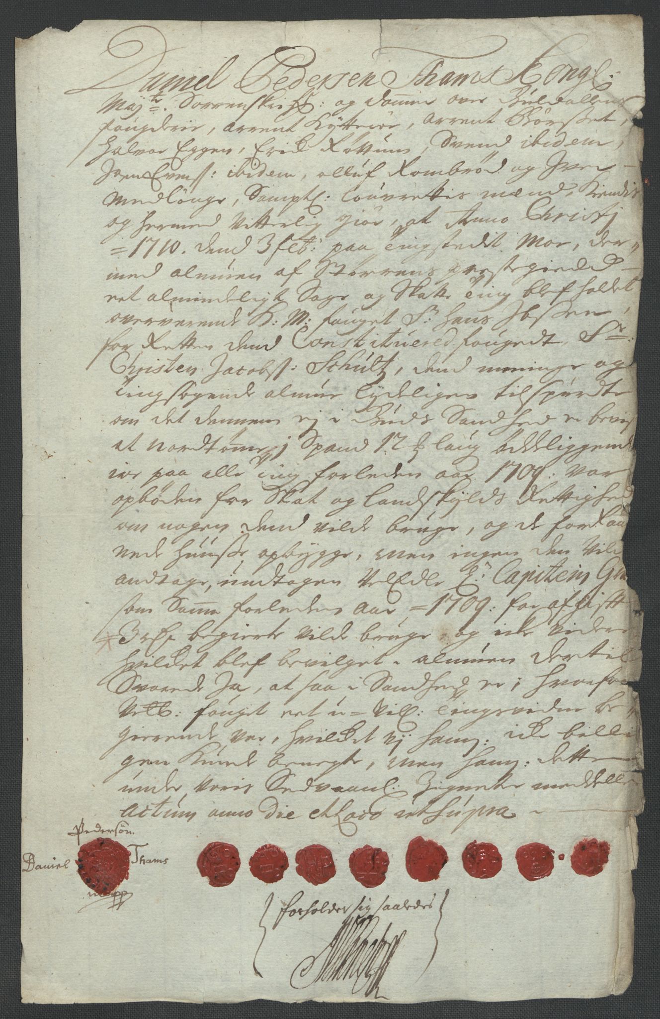 Rentekammeret inntil 1814, Reviderte regnskaper, Fogderegnskap, AV/RA-EA-4092/R60/L3959: Fogderegnskap Orkdal og Gauldal, 1709, p. 403