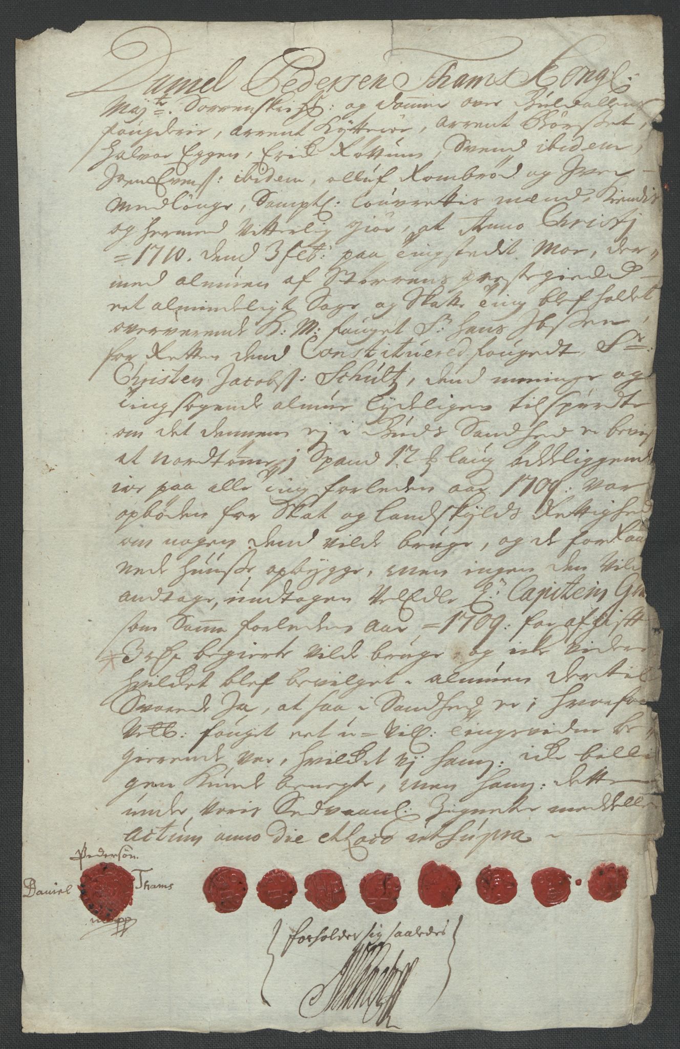 Rentekammeret inntil 1814, Reviderte regnskaper, Fogderegnskap, RA/EA-4092/R60/L3959: Fogderegnskap Orkdal og Gauldal, 1709, p. 403