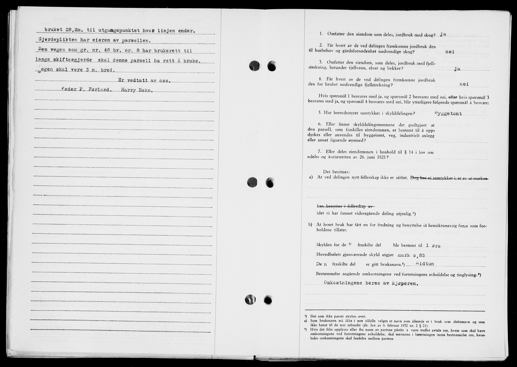 Ryfylke tingrett, SAST/A-100055/001/II/IIB/L0104: Mortgage book no. 83, 1948-1949, Diary no: : 564/1949