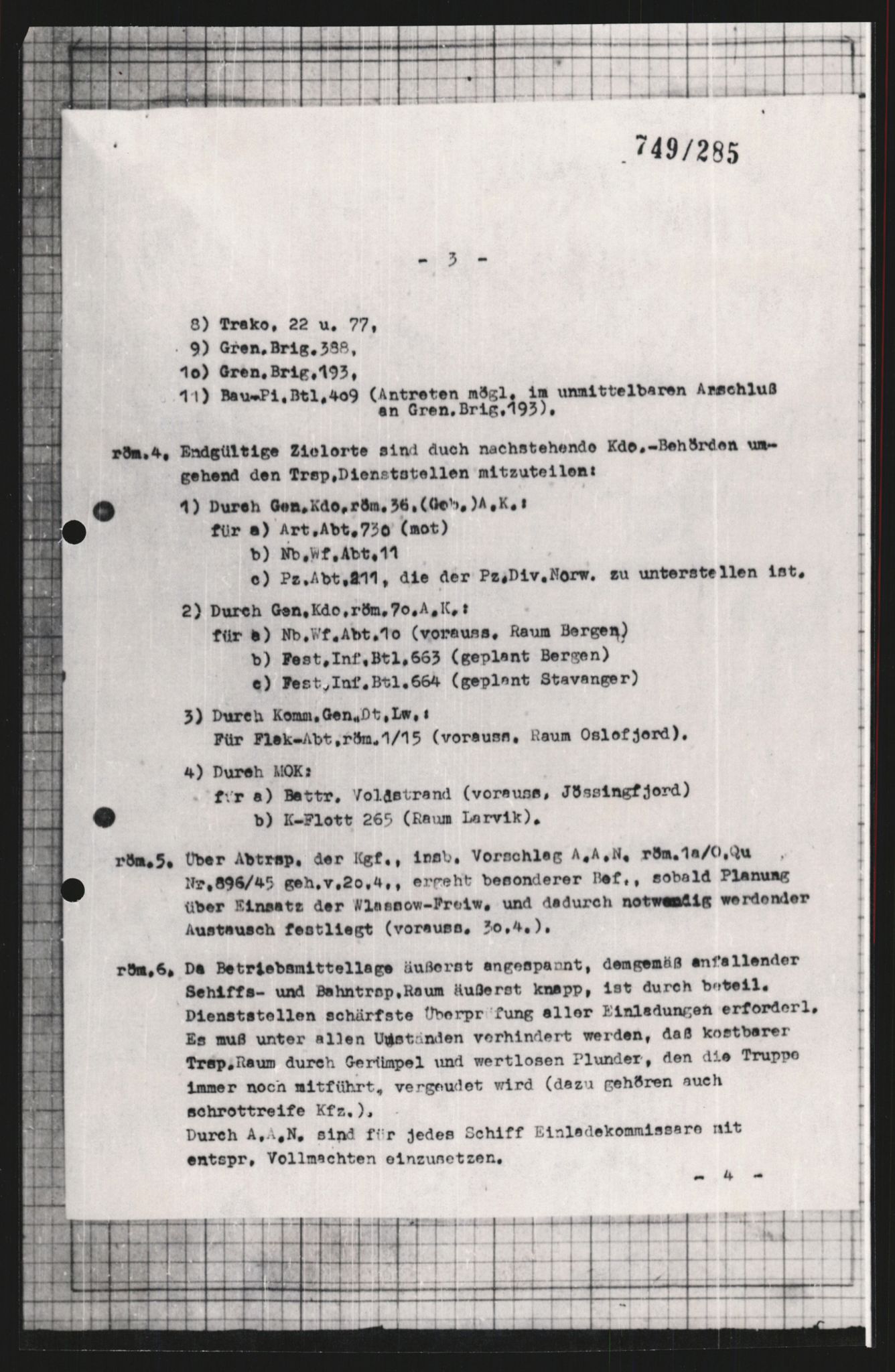 Forsvarets Overkommando. 2 kontor. Arkiv 11.4. Spredte tyske arkivsaker, AV/RA-RAFA-7031/D/Dar/Dara/L0009: Krigsdagbøker for 20. Gebirgs-Armee-Oberkommando (AOK 20), 1940-1945, p. 423