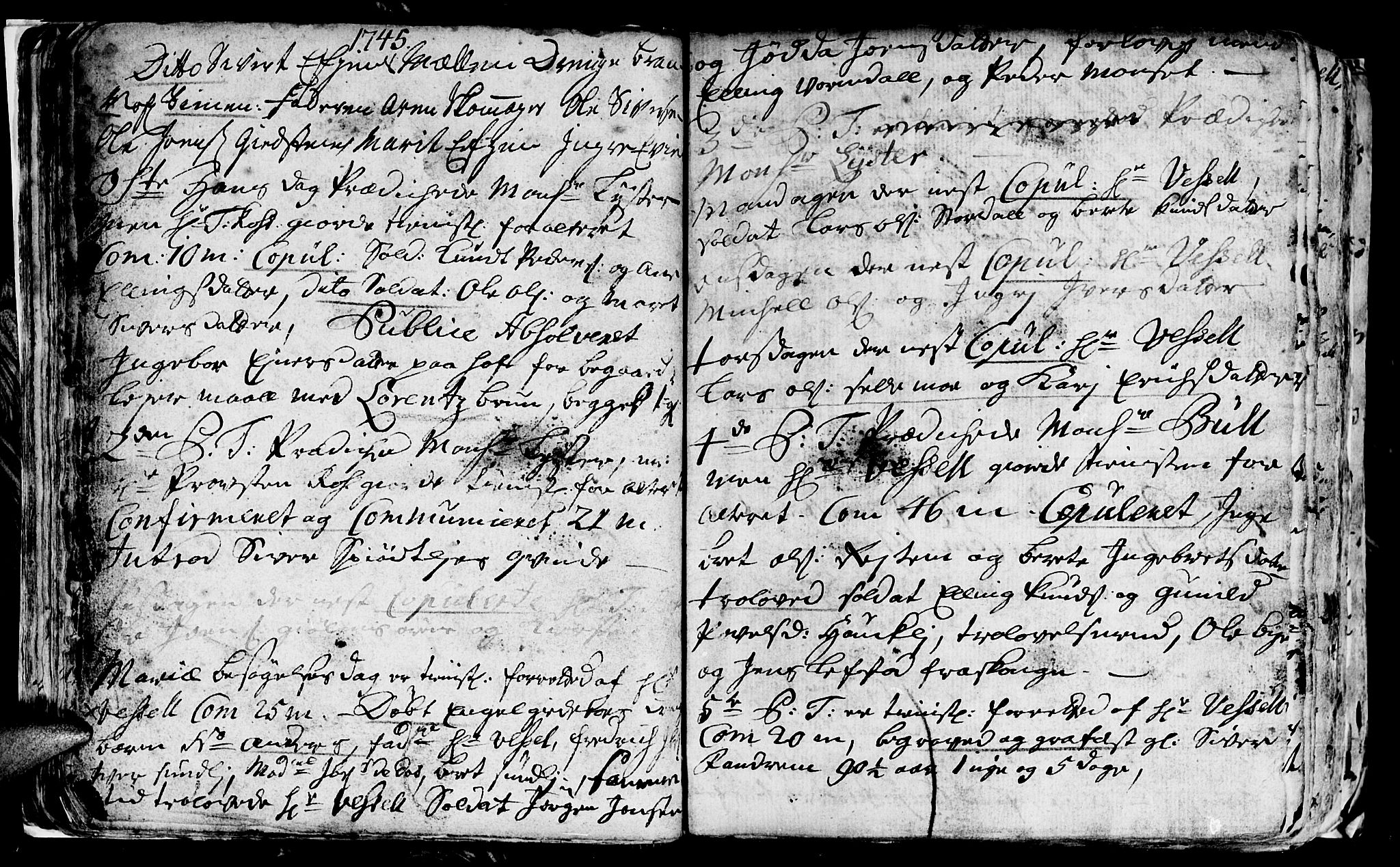 Ministerialprotokoller, klokkerbøker og fødselsregistre - Sør-Trøndelag, SAT/A-1456/668/L0813: Parish register (copy) no. 668C02, 1743-1765