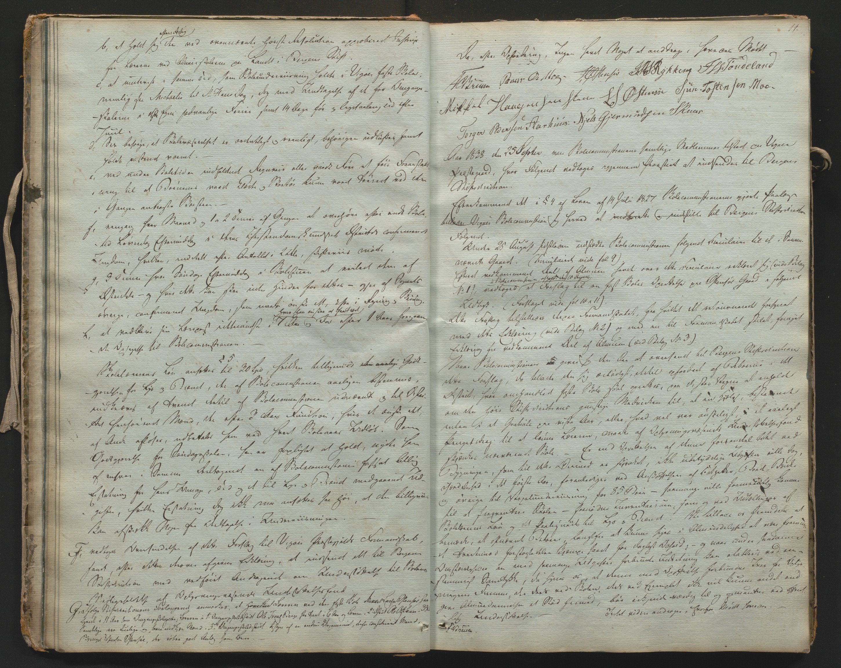 Kvam sokneprestembete, AV/SAB-A-76201/J/Jb/Jba/L0001: Forhandlingsprotokoll Vikør skulekommisjon, 1828-1875