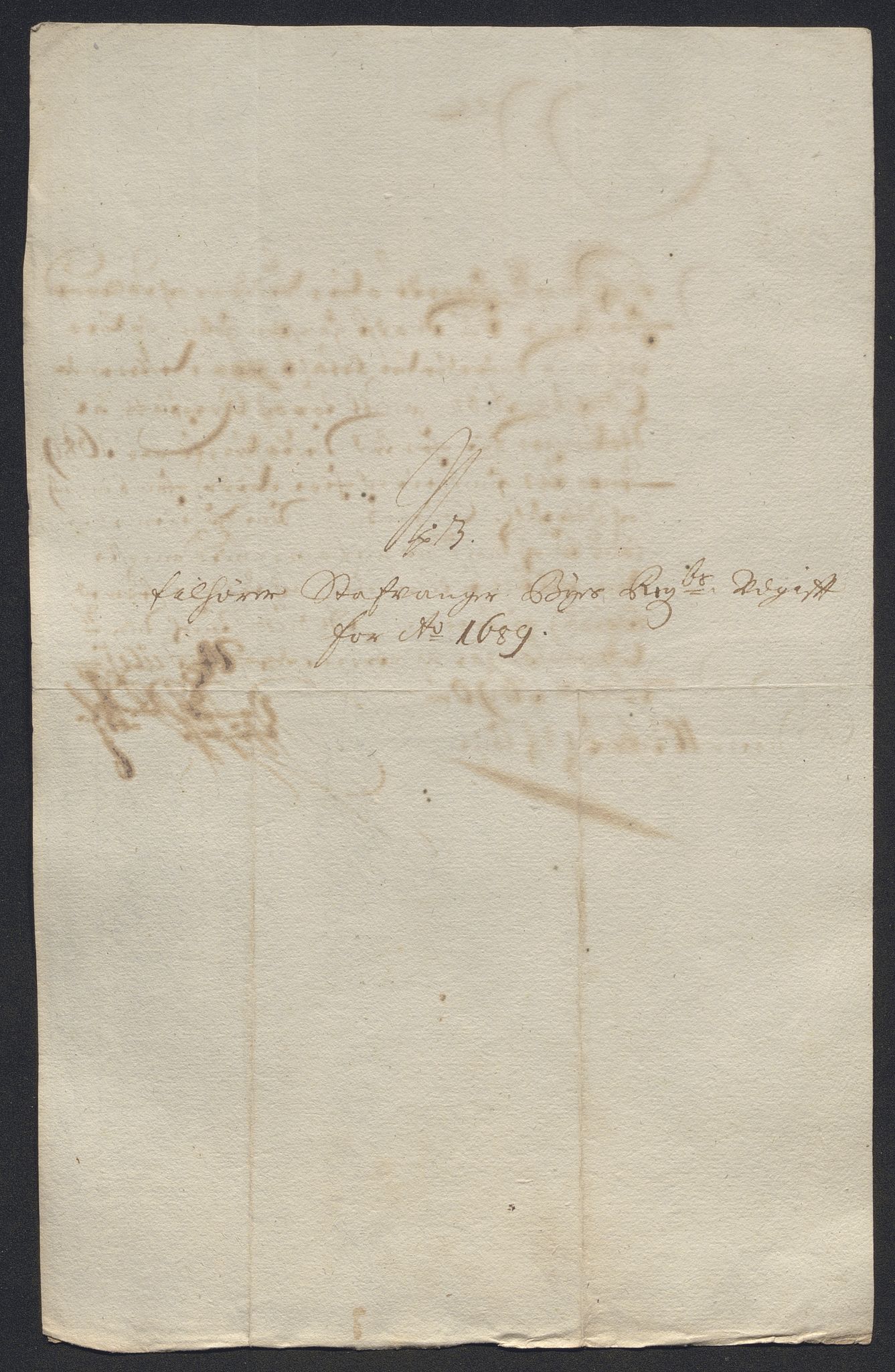 Rentekammeret inntil 1814, Reviderte regnskaper, Byregnskaper, RA/EA-4066/R/Ro/L0302: [O4] Kontribusjonsregnskap, 1687-1711, p. 84