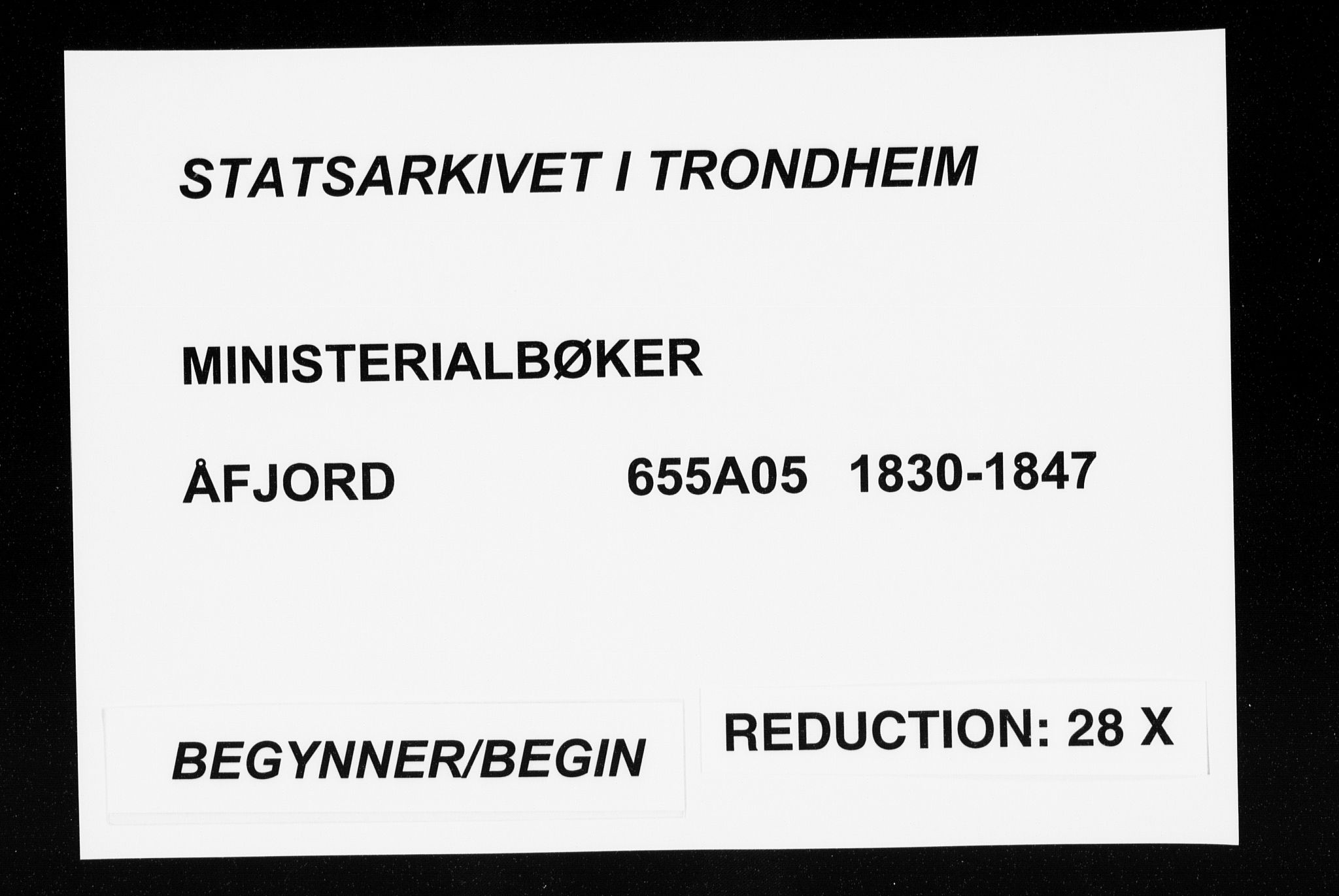 Ministerialprotokoller, klokkerbøker og fødselsregistre - Sør-Trøndelag, SAT/A-1456/655/L0676: Parish register (official) no. 655A05, 1830-1847