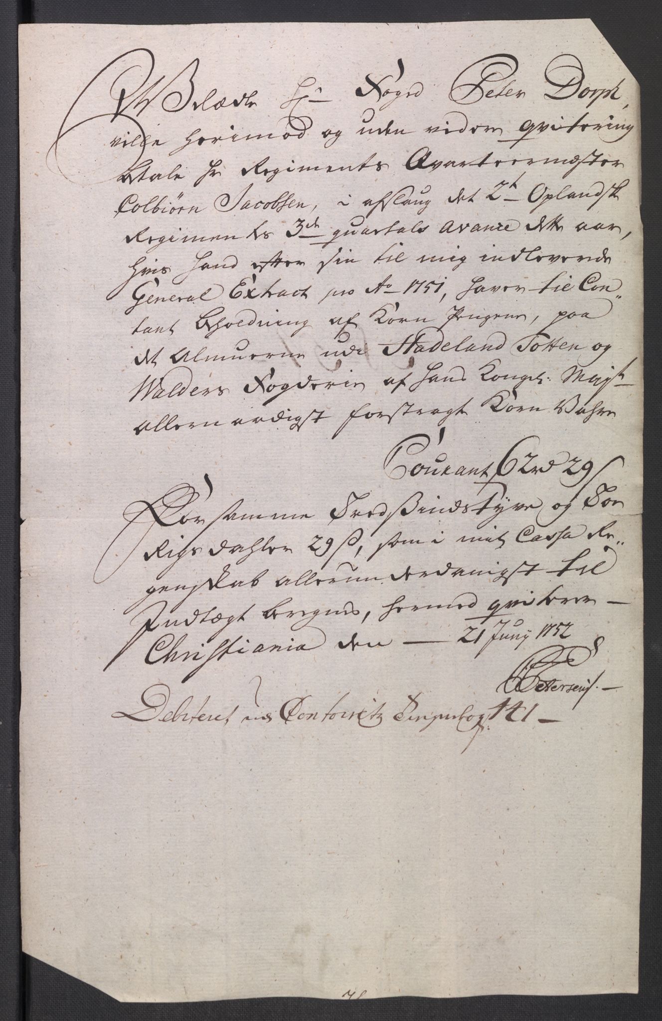 Rentekammeret inntil 1814, Reviderte regnskaper, Fogderegnskap, AV/RA-EA-4092/R18/L1349: Fogderegnskap Hadeland, Toten og Valdres, 1752-1753, p. 286