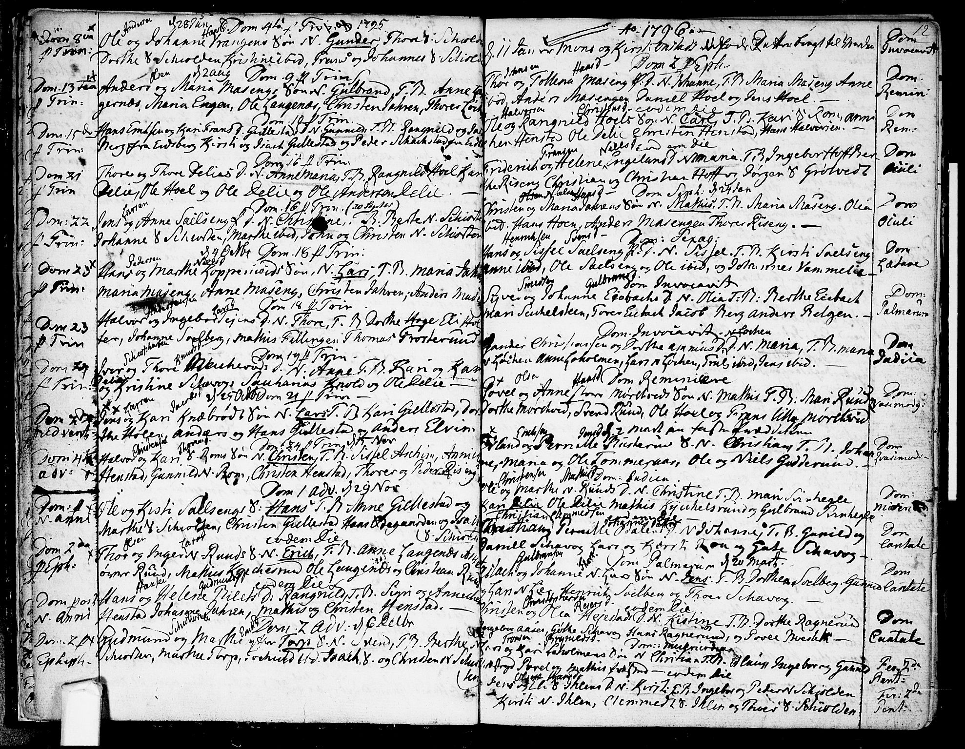 Askim prestekontor Kirkebøker, SAO/A-10900/F/Fa/L0003: Parish register (official) no. 3, 1790-1816, p. 12