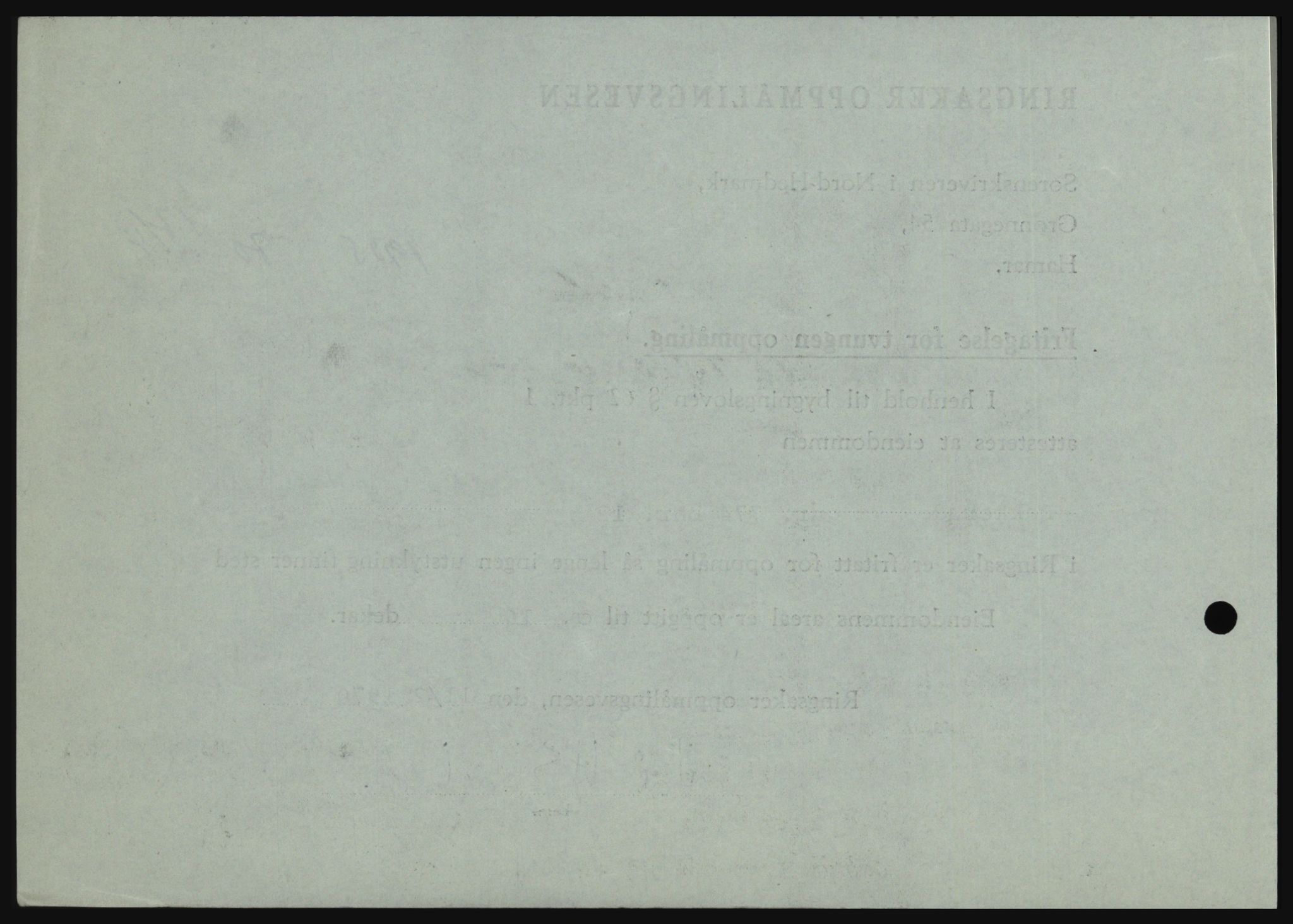 Nord-Hedmark sorenskriveri, SAH/TING-012/H/Hc/L0033: Mortgage book no. 33, 1970-1970, Diary no: : 1905/1970