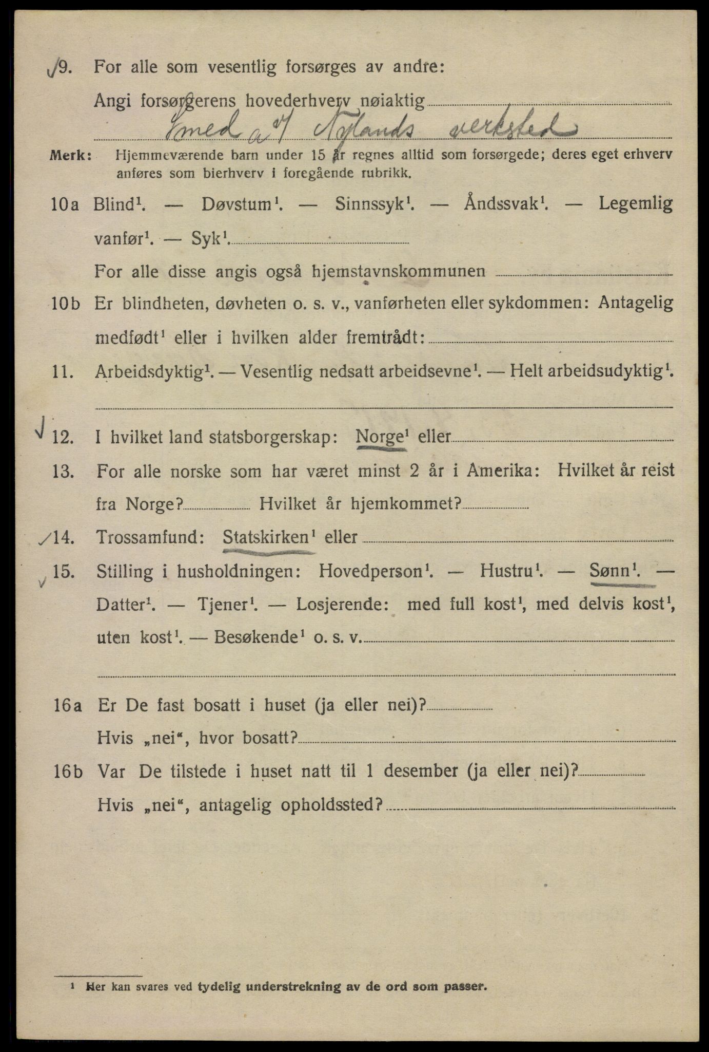 SAO, 1920 census for Kristiania, 1920, p. 203826