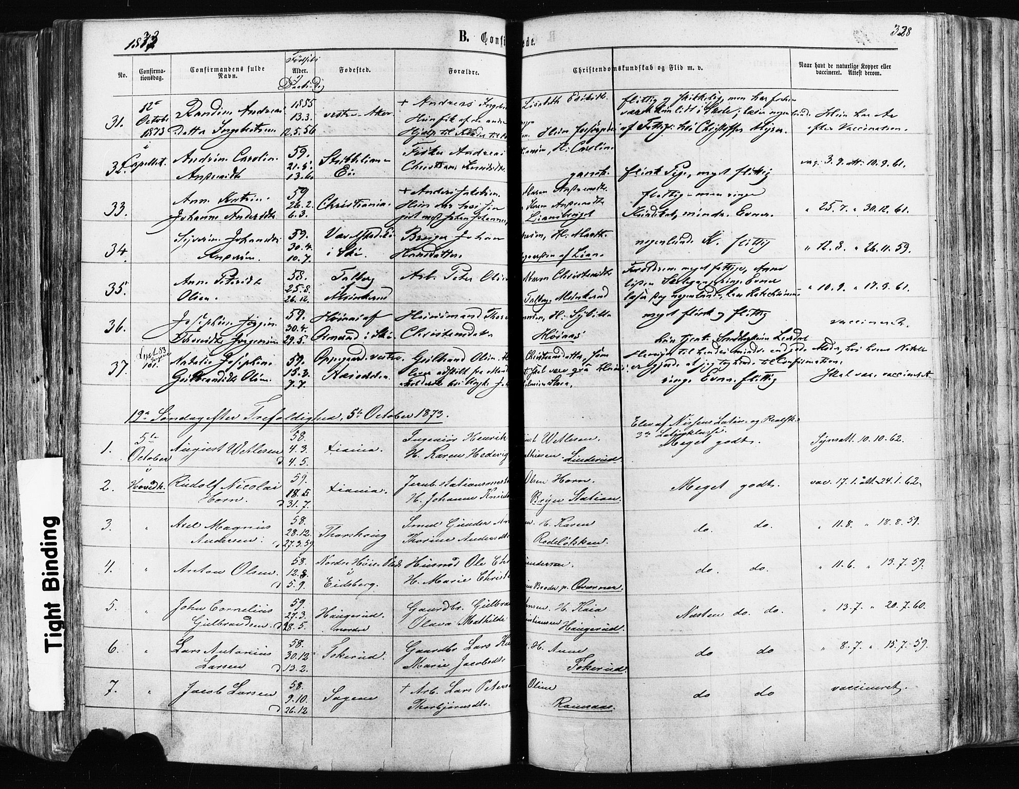 Østre Aker prestekontor Kirkebøker, AV/SAO-A-10840/F/Fa/L0003: Parish register (official) no. I 3, 1869-1875, p. 328