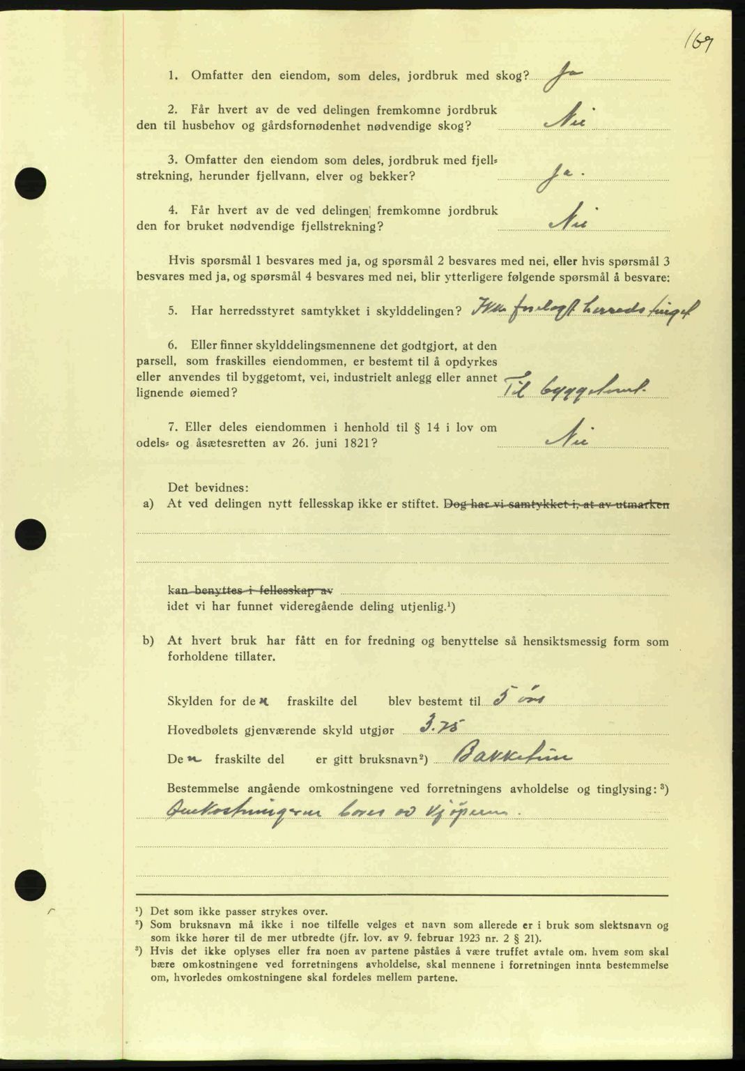 Nordmøre sorenskriveri, AV/SAT-A-4132/1/2/2Ca: Mortgage book no. A95, 1943-1943, Diary no: : 1140/1943