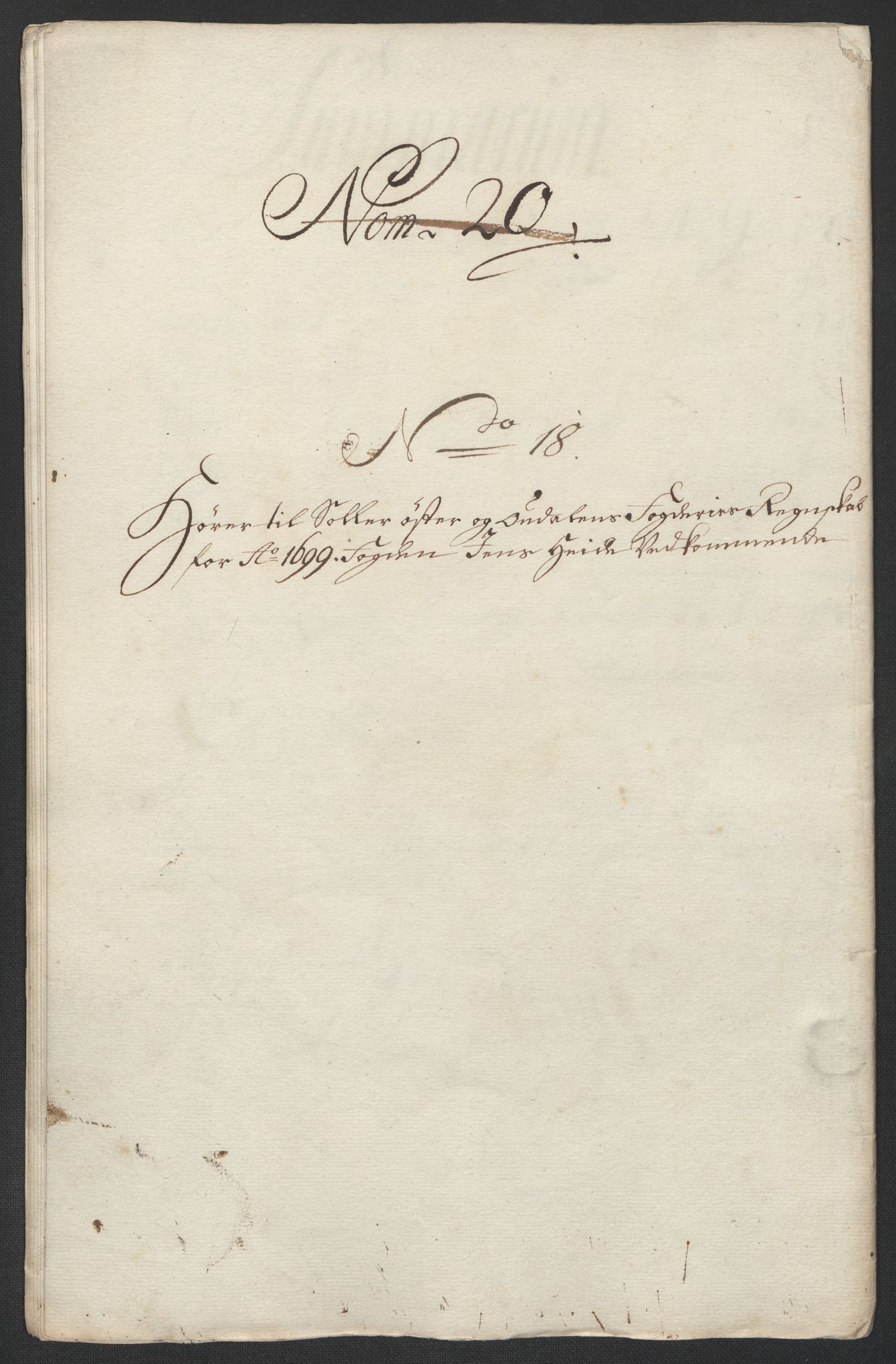 Rentekammeret inntil 1814, Reviderte regnskaper, Fogderegnskap, AV/RA-EA-4092/R13/L0837: Fogderegnskap Solør, Odal og Østerdal, 1699, p. 224