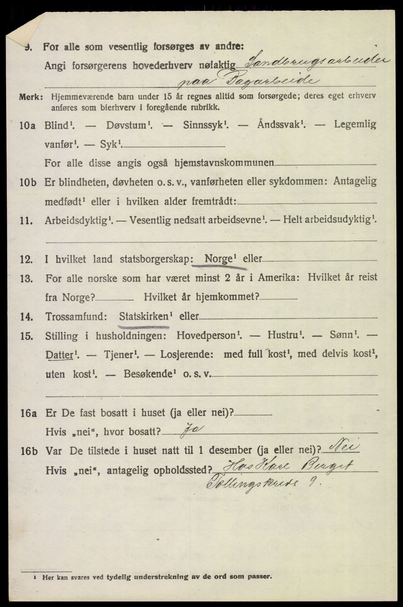 SAH, 1920 census for Øvre Rendal, 1920, p. 2828