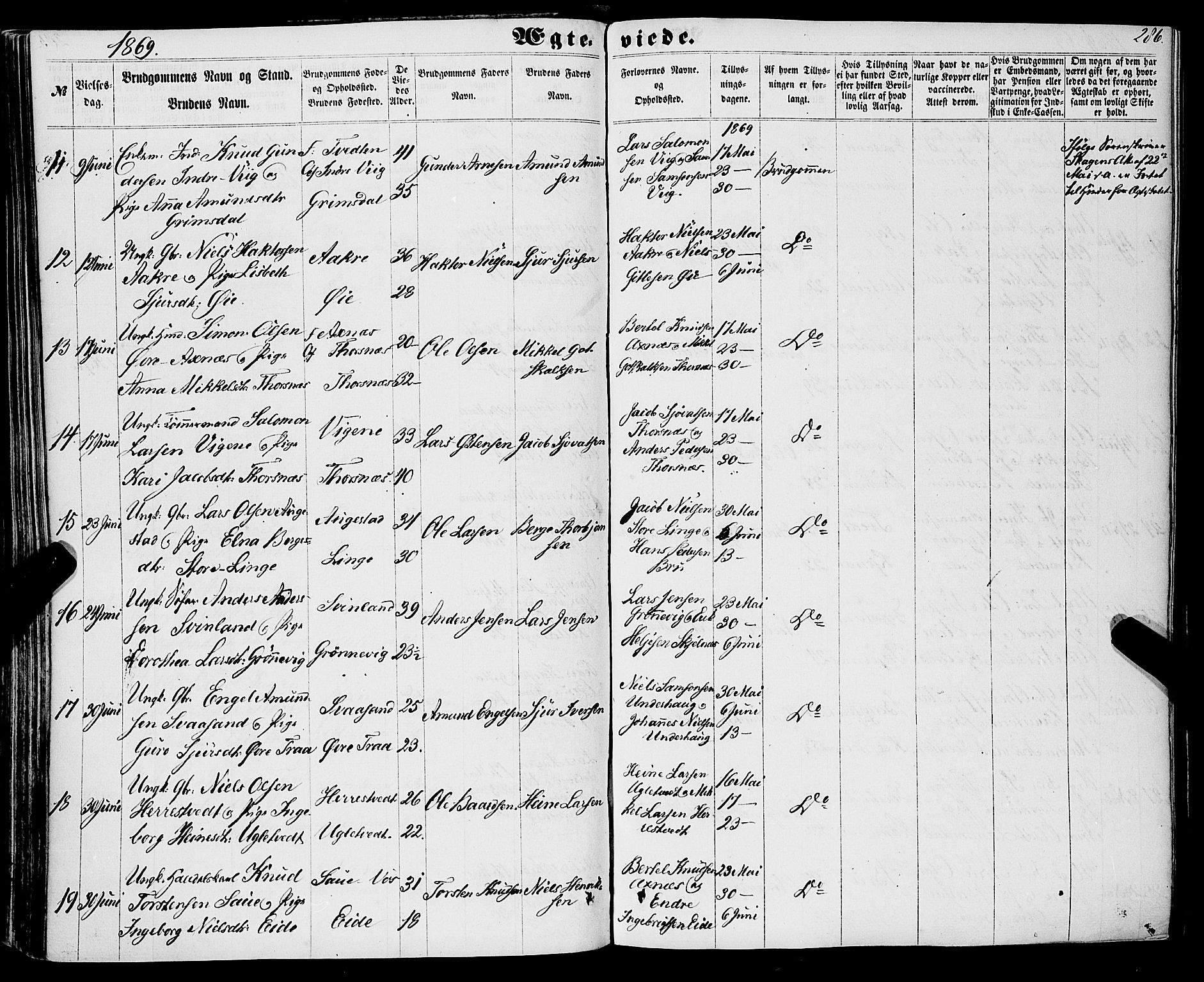 Strandebarm sokneprestembete, AV/SAB-A-78401/H/Haa: Parish register (official) no. A 8, 1858-1872, p. 286