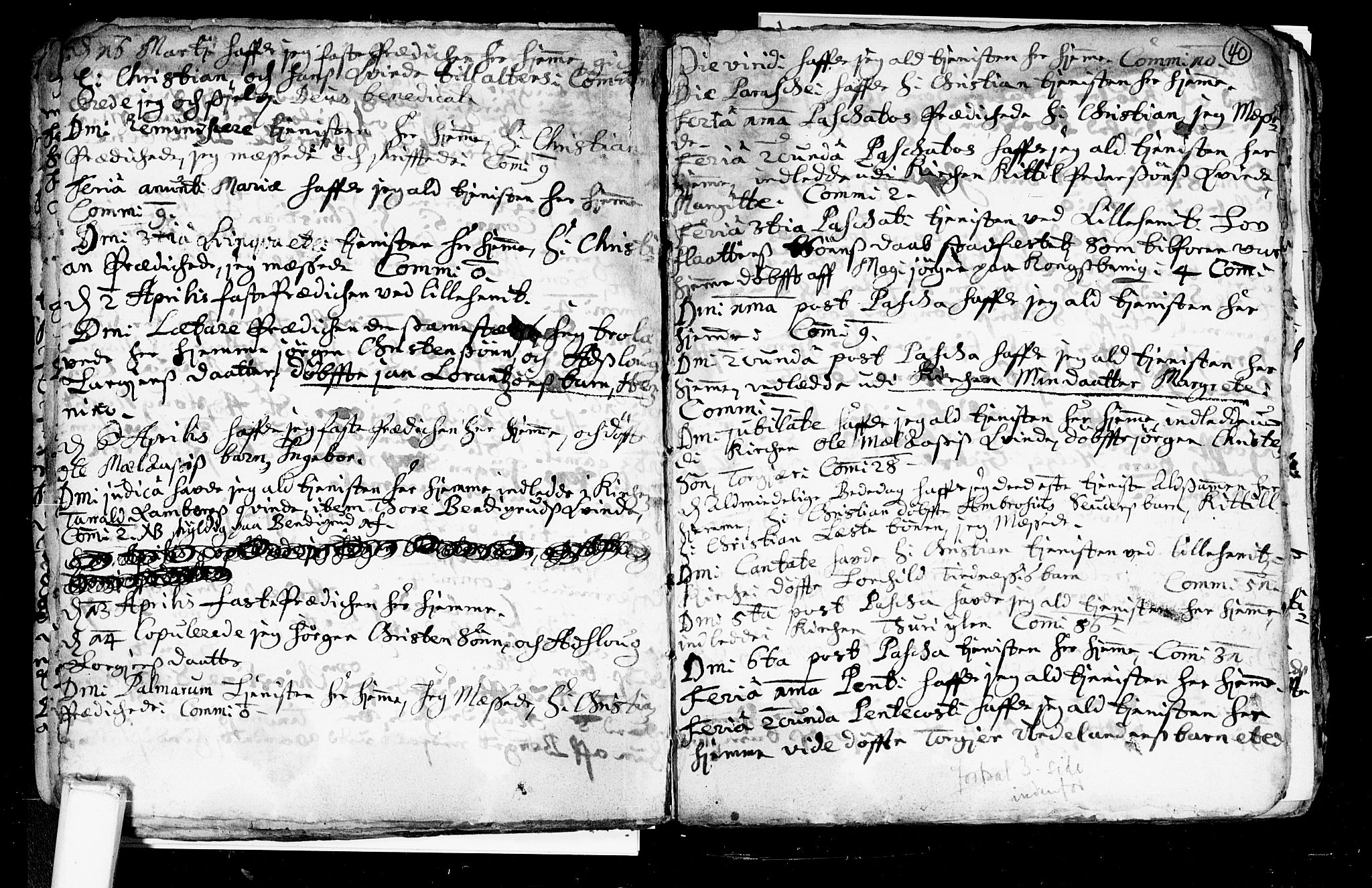 Heddal kirkebøker, AV/SAKO-A-268/F/Fa/L0002: Parish register (official) no. I 2, 1699-1722, p. 40