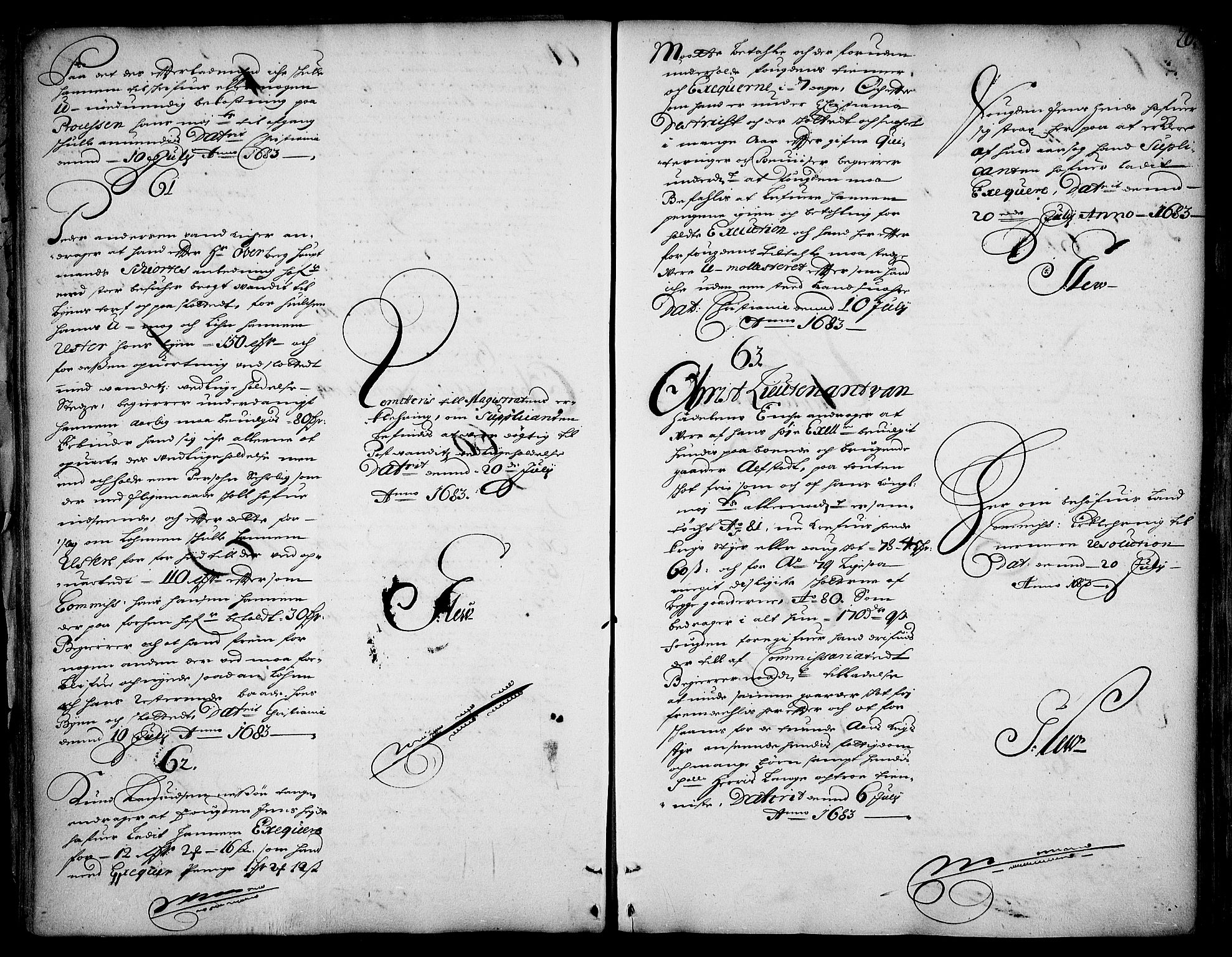 Stattholderembetet 1572-1771, AV/RA-EA-2870/Ad/L0004: Supplikasjons- og resolusjonsprotokoll, 1683-1691, p. 18b-19a