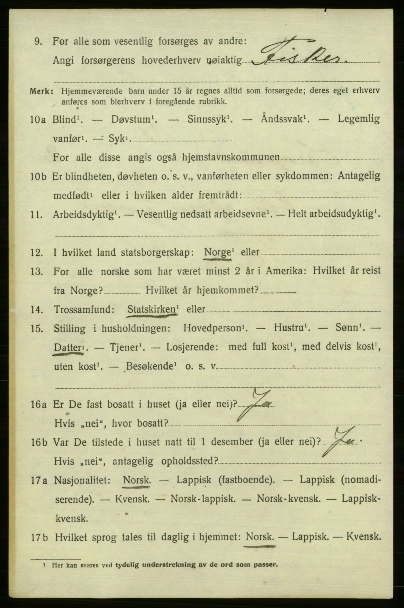 SATØ, 1920 census for Sørøysund rural district, 1920, p. 1097