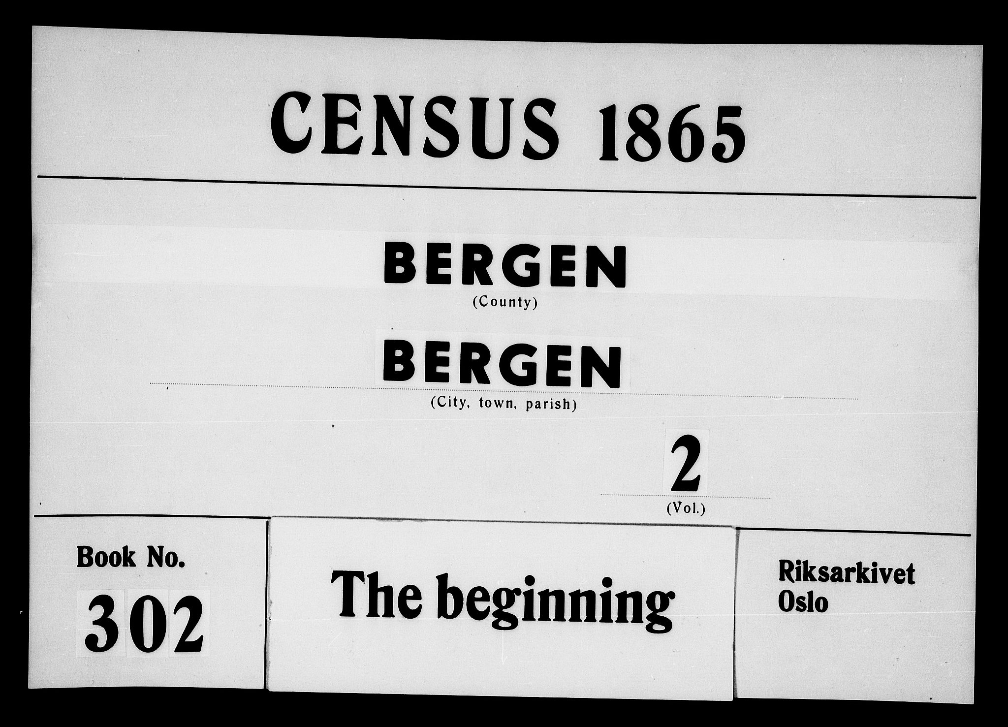 RA, 1865 census for Bergen, 1865, p. 548