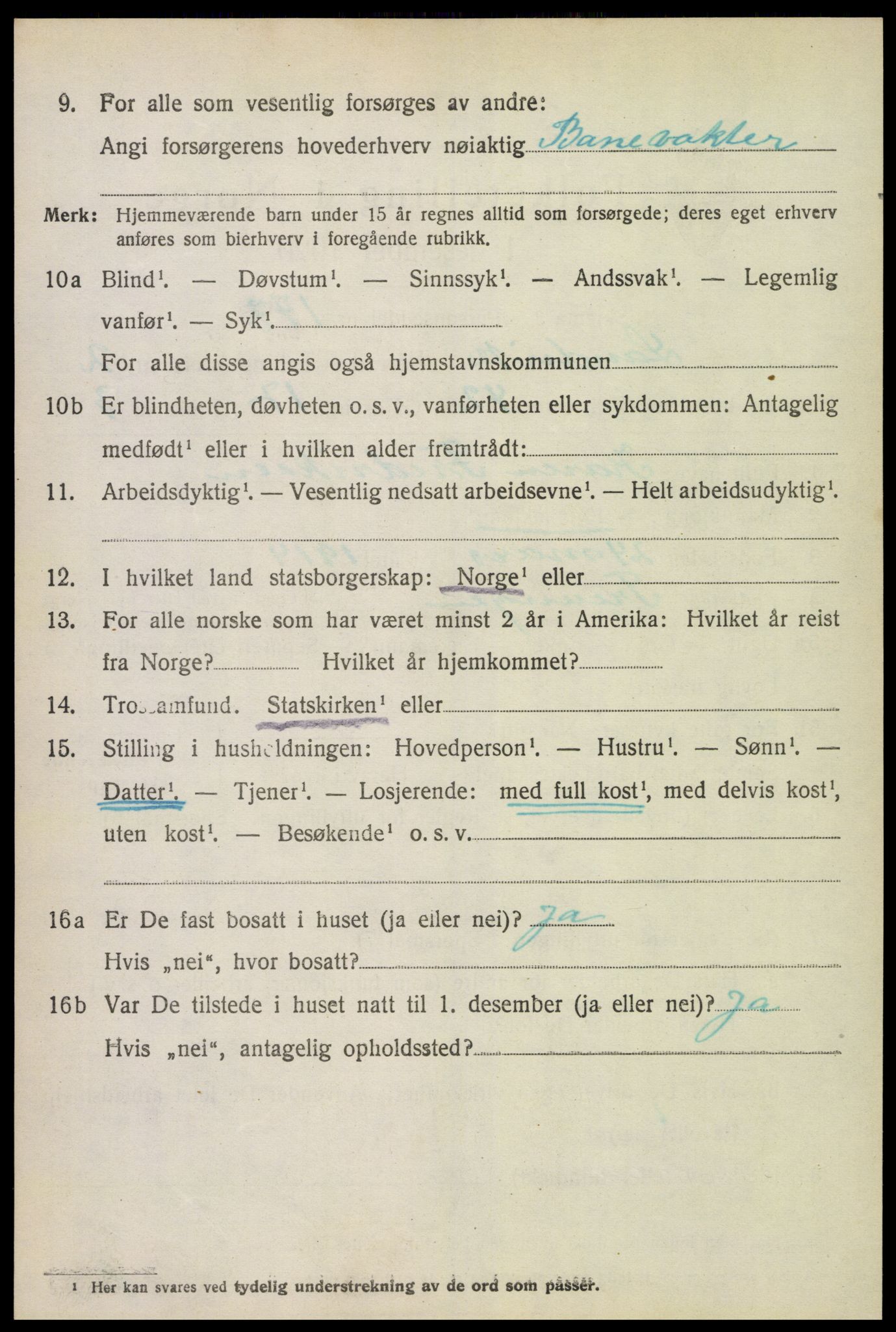SAK, 1920 census for Landvik, 1920, p. 2113