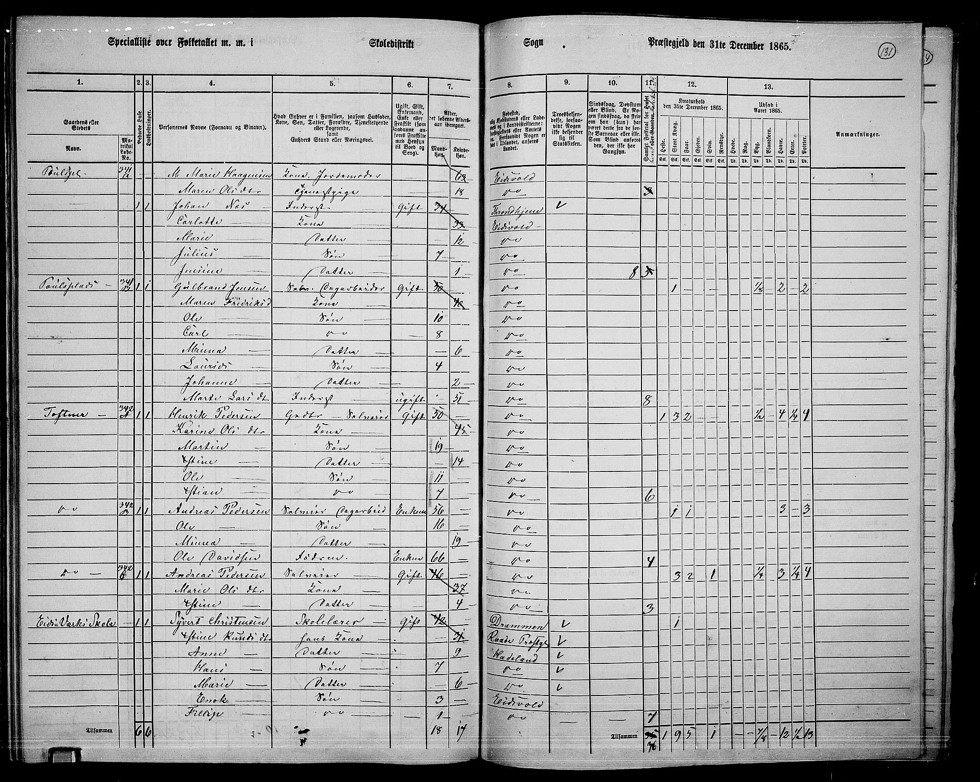 RA, 1865 census for Eidsvoll, 1865, p. 114