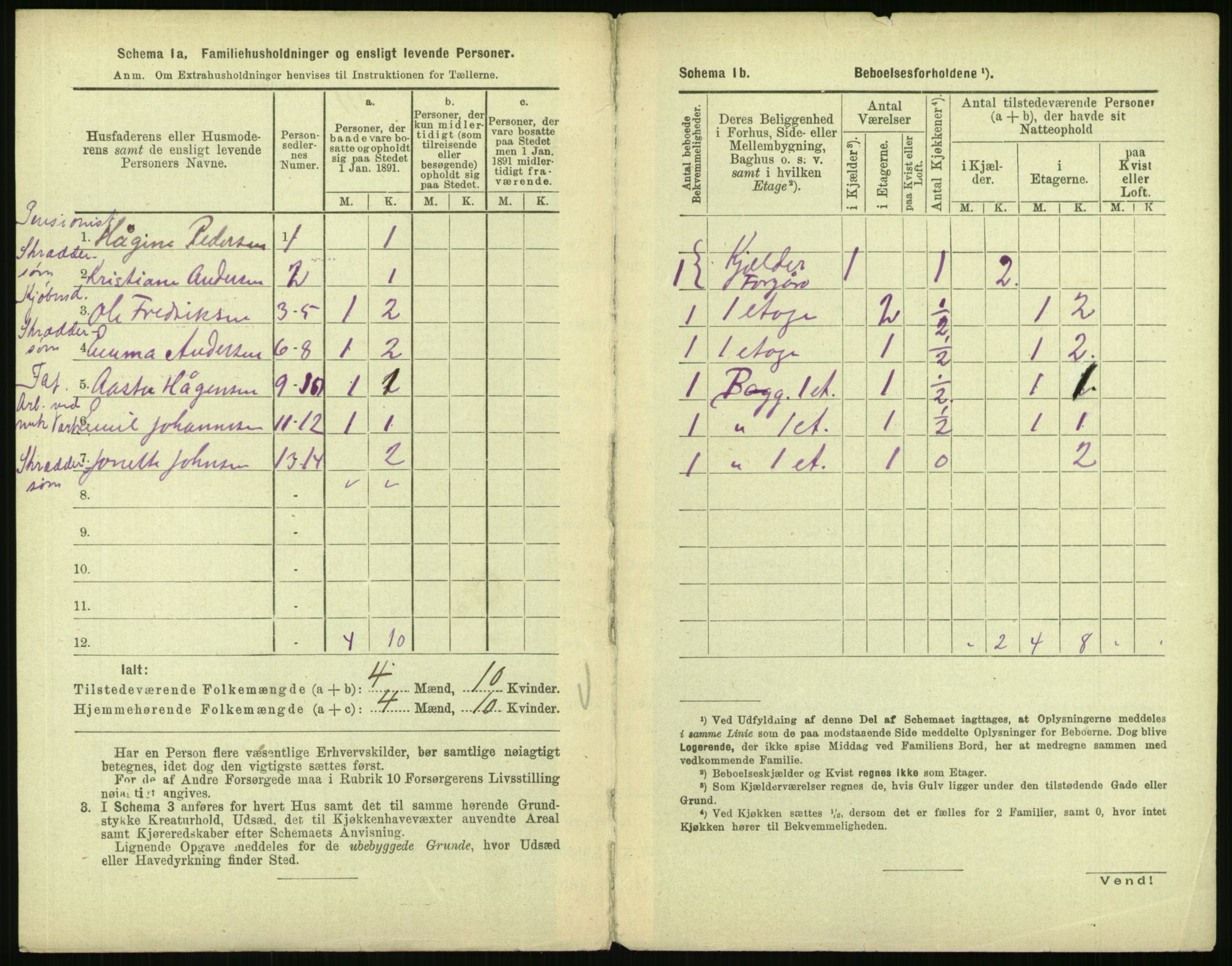 RA, 1891 census for 0301 Kristiania, 1891, p. 57913