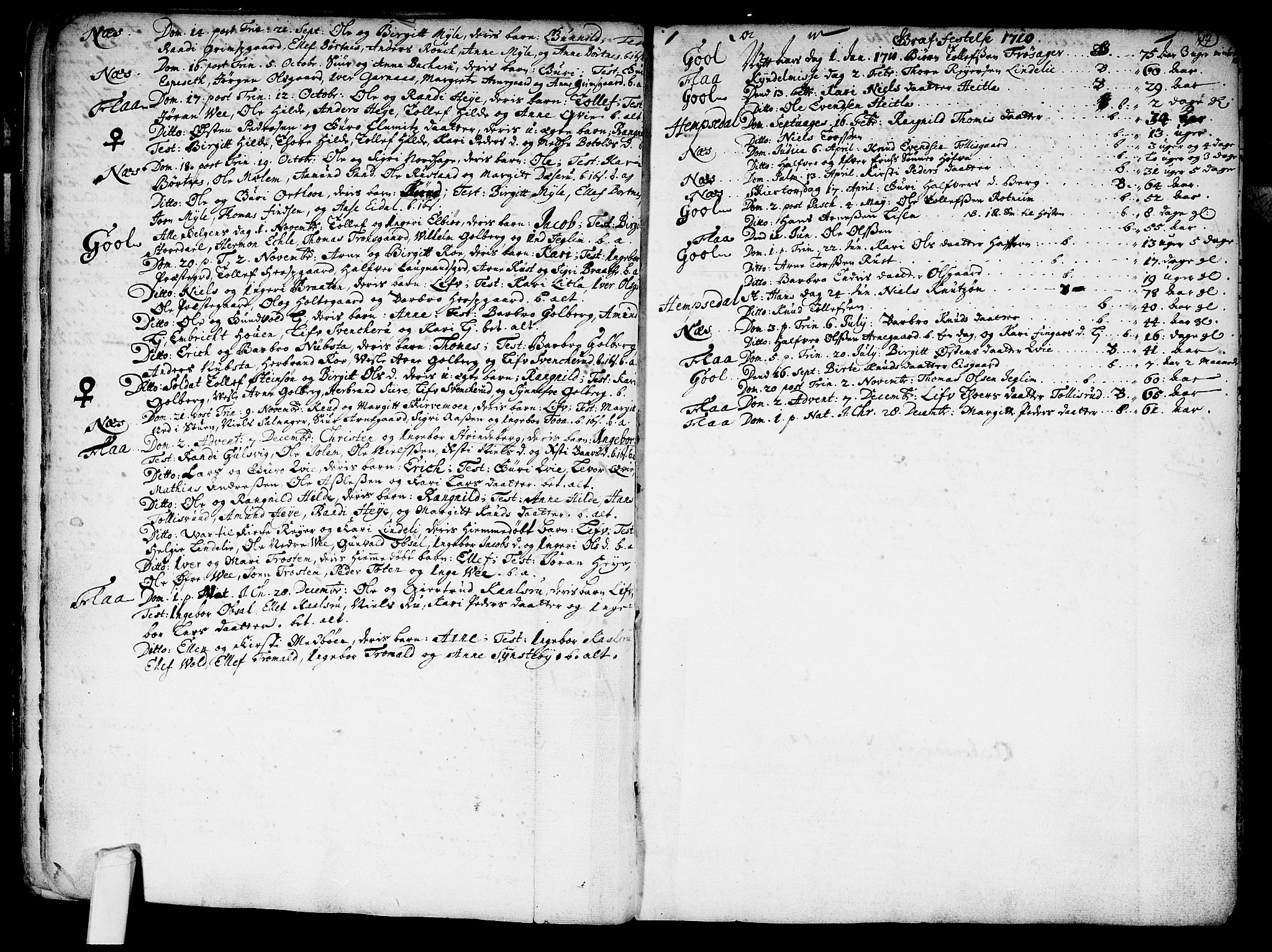 Nes kirkebøker, AV/SAKO-A-236/F/Fa/L0002: Parish register (official) no. 2, 1707-1759, p. 17