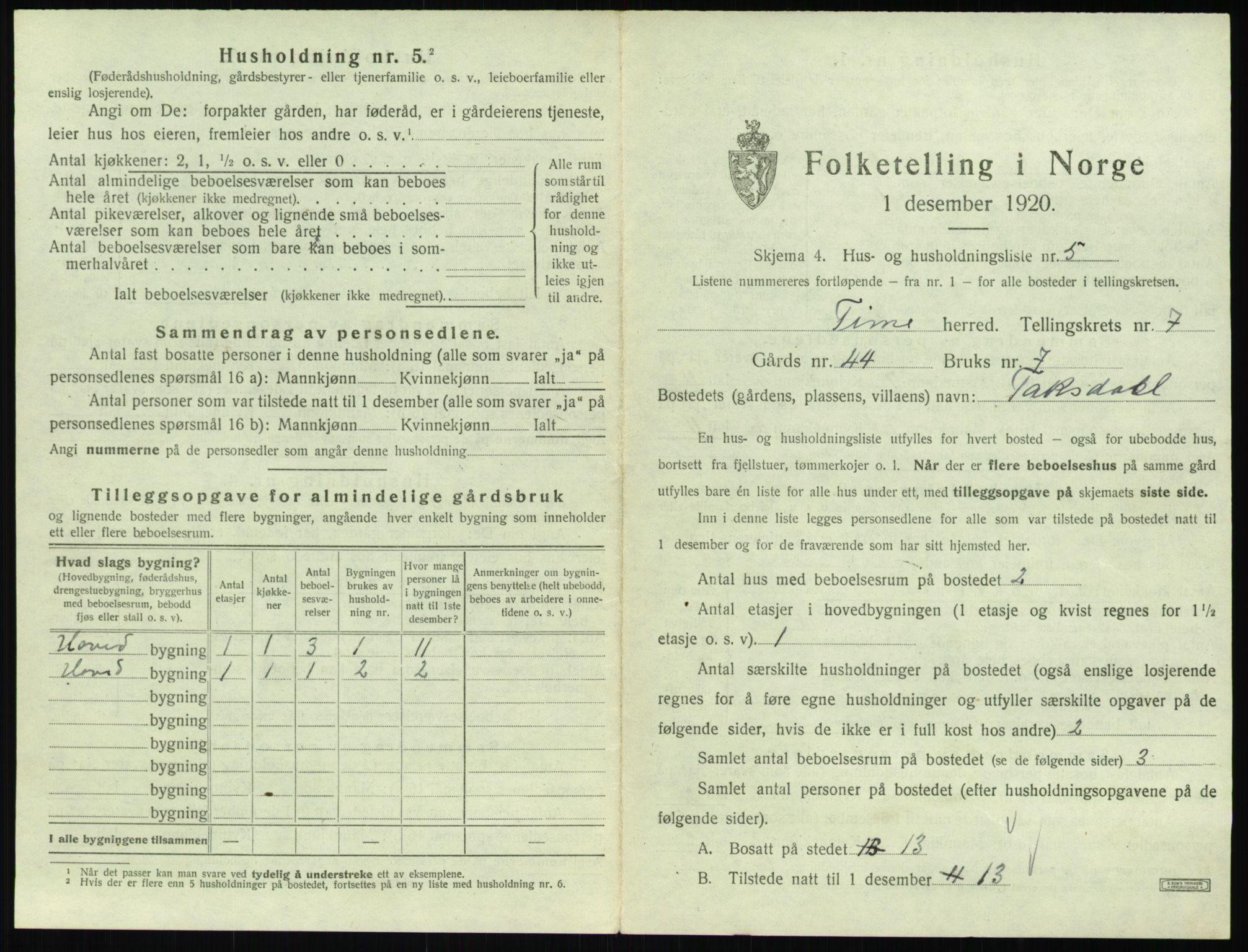 SAST, 1920 census for Time, 1920, p. 1023