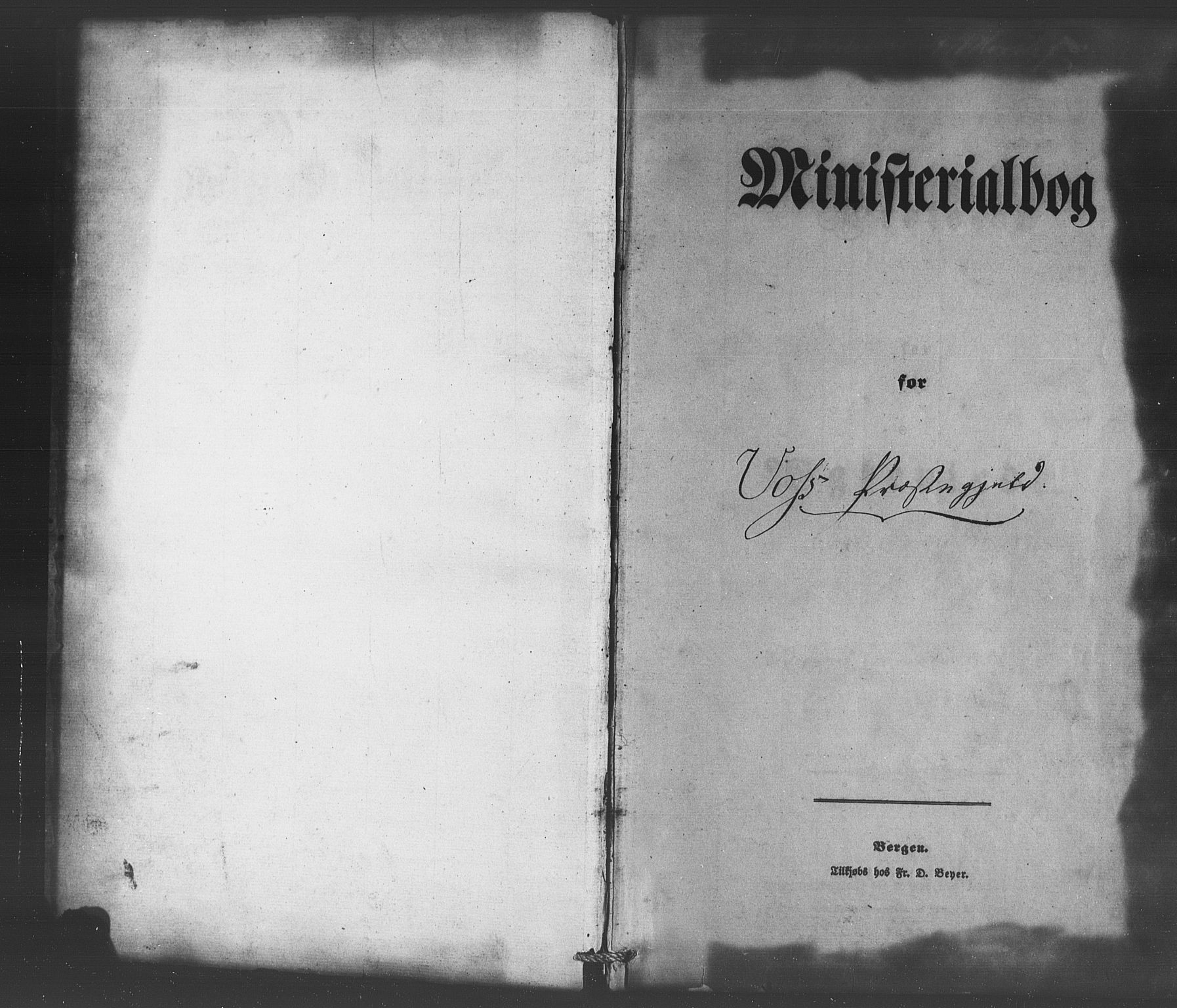 Voss sokneprestembete, SAB/A-79001/H/Haa: Parish register (official) no. A 19, 1851-1886