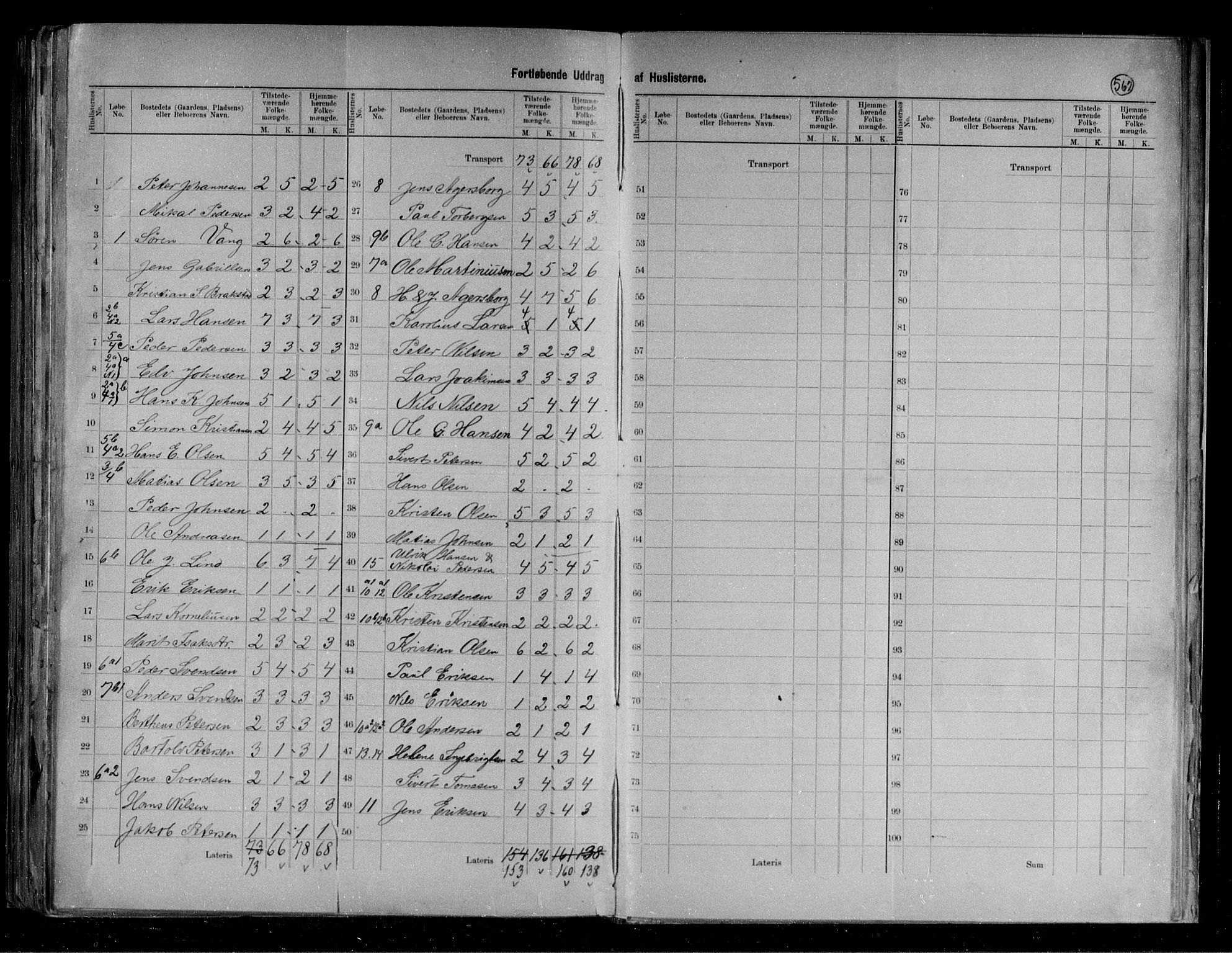 RA, 1891 census for 1853 Evenes, 1891, p. 6