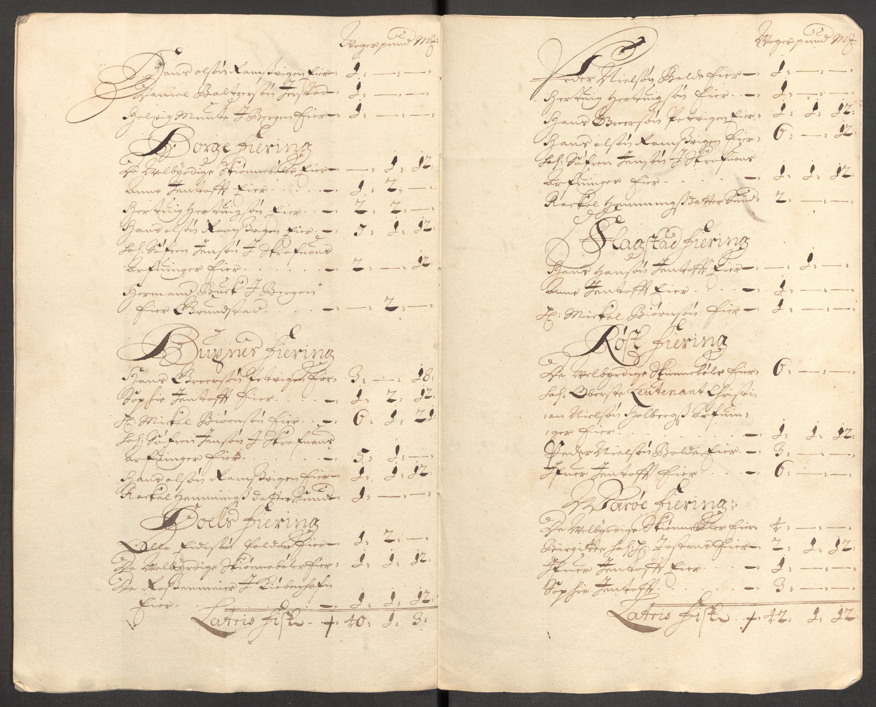 Rentekammeret inntil 1814, Reviderte regnskaper, Fogderegnskap, RA/EA-4092/R67/L4678: Fogderegnskap Vesterålen, Andenes og Lofoten, 1696-1708, p. 252