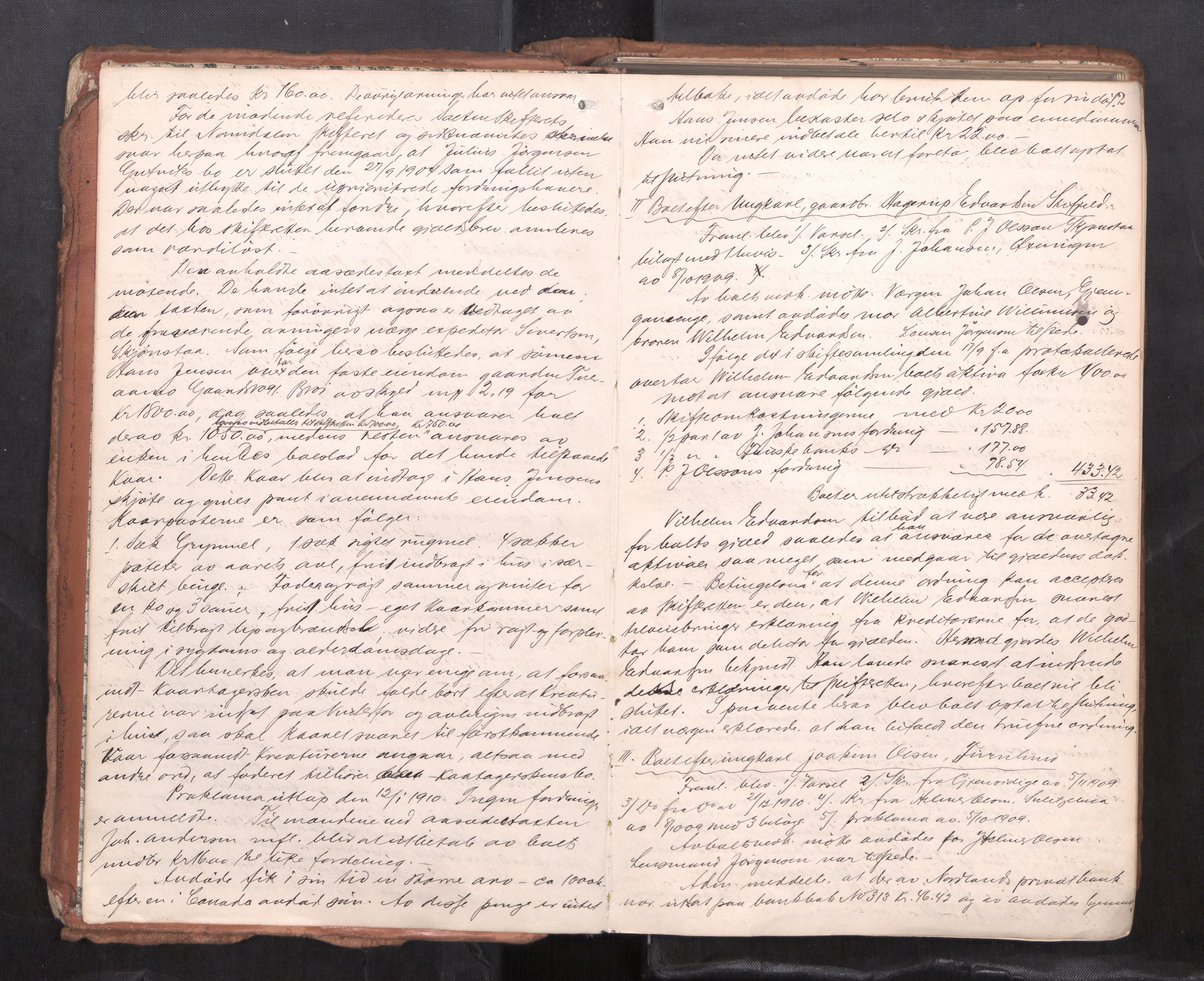 Salten sorenskriveri, AV/SAT-A-4578/1/3/3B/L0012: Skiftebehandlingsprotokoll, 1910-1915, p. 2