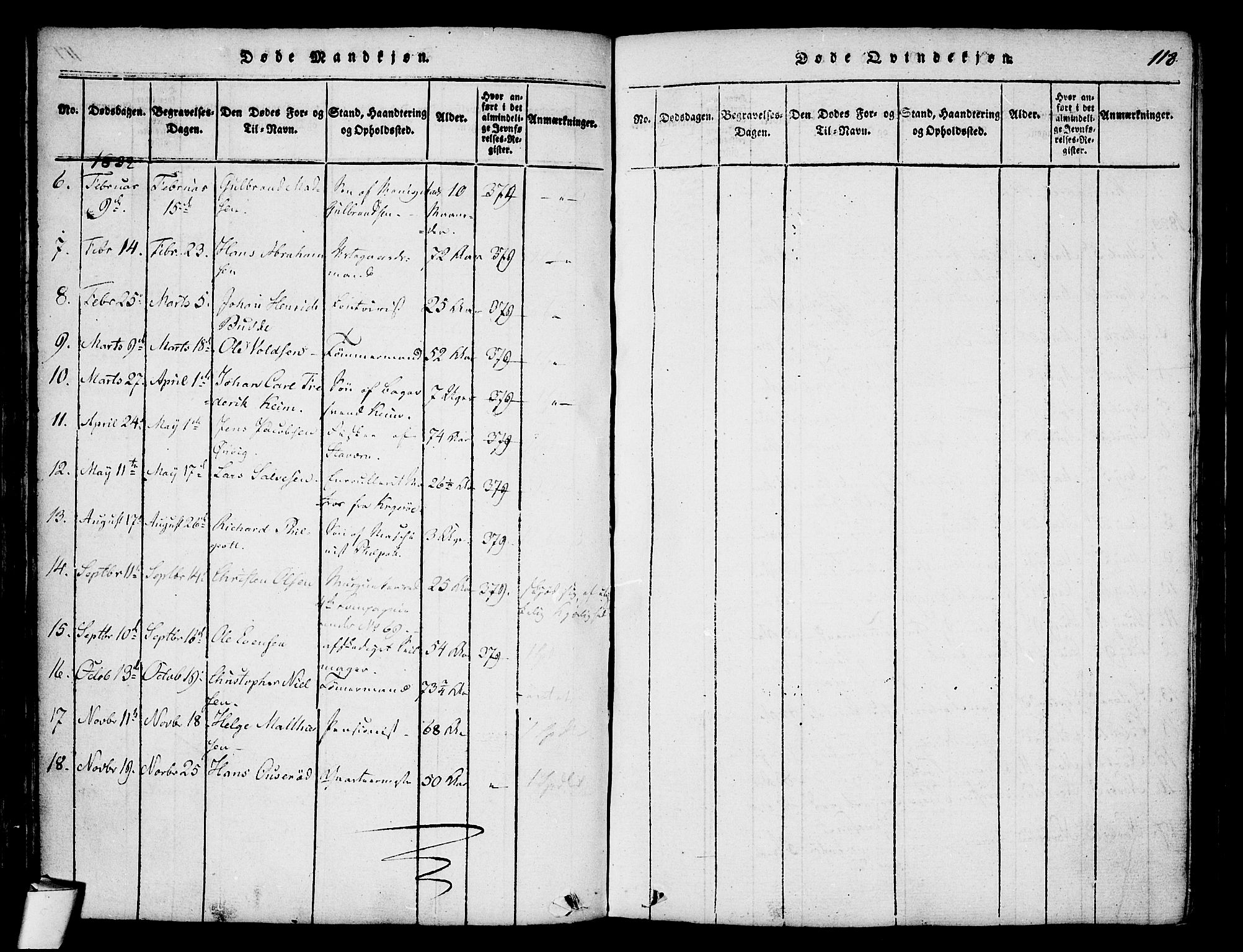 Stavern kirkebøker, SAKO/A-318/F/Fa/L0006: Parish register (official) no. 6, 1816-1839, p. 118